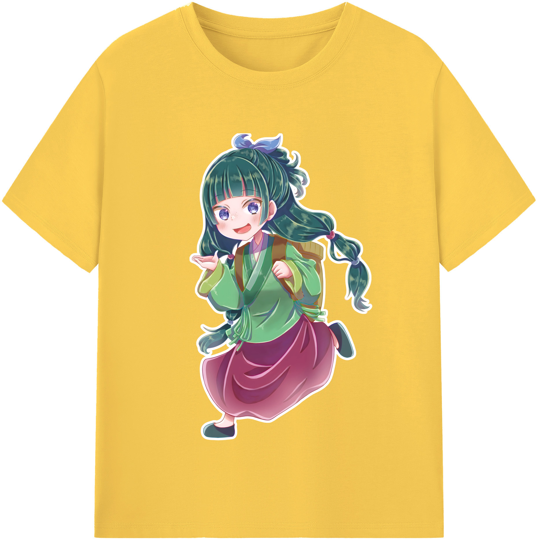 （画像用） 薬屋のひとりごと The Apothecary Diaries 綿100％半袖Tシャツ（フロントプリント）