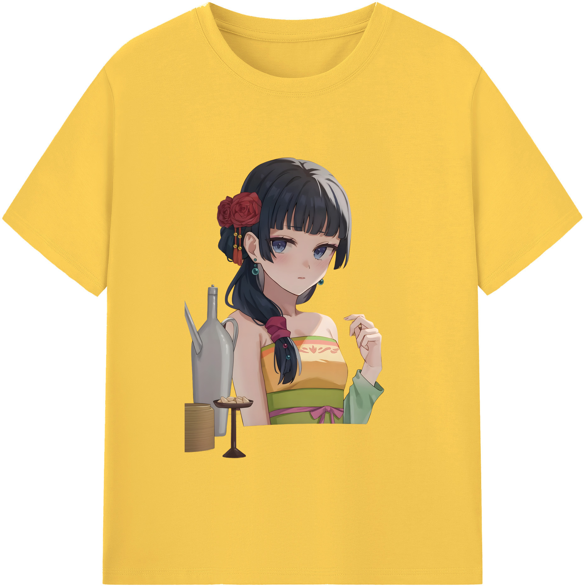 （画像用） 薬屋のひとりごと The Apothecary Diaries 綿100％半袖Tシャツ（フロントプリント）