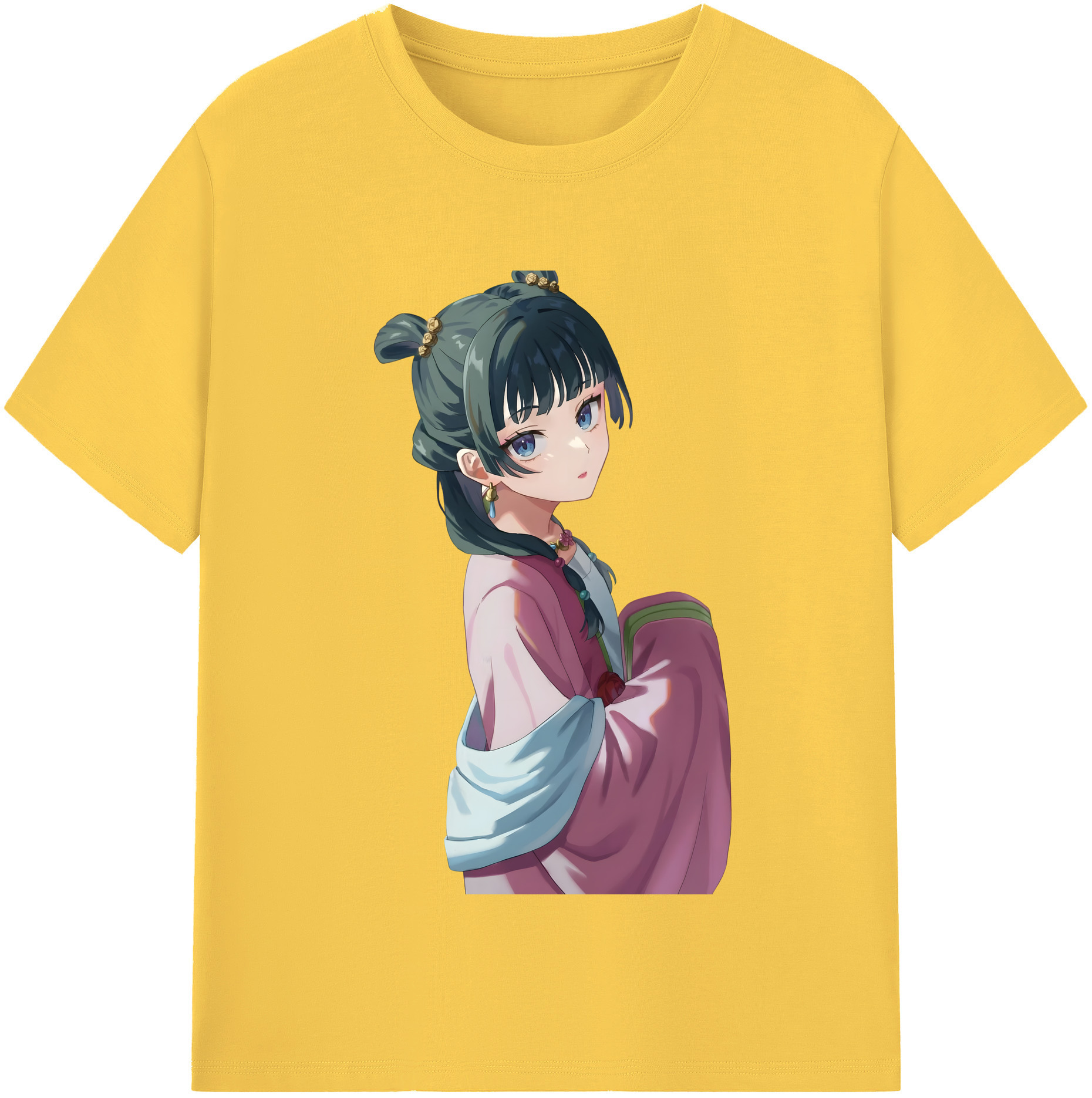 （画像用） 薬屋のひとりごと The Apothecary Diaries 綿100％半袖Tシャツ（フロントプリント）
