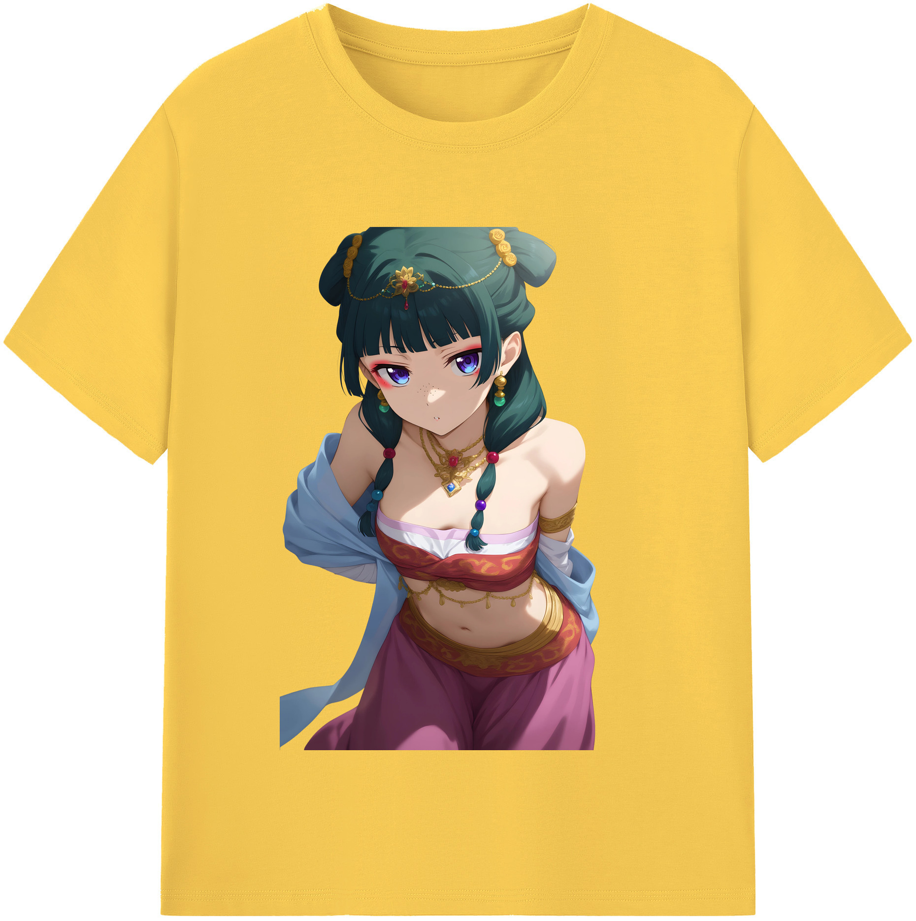 （画像用） 薬屋のひとりごと The Apothecary Diaries 綿100％半袖Tシャツ（フロントプリント）
