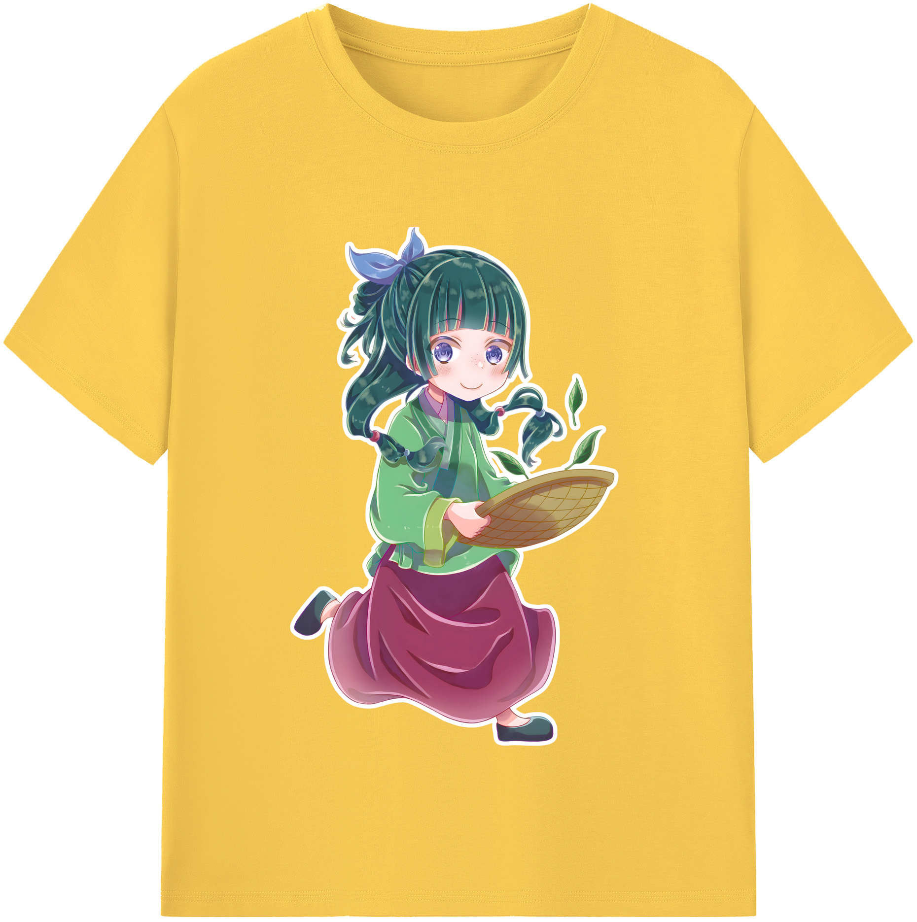 （画像用） 薬屋のひとりごと The Apothecary Diaries 綿100％半袖Tシャツ（フロントプリント）
