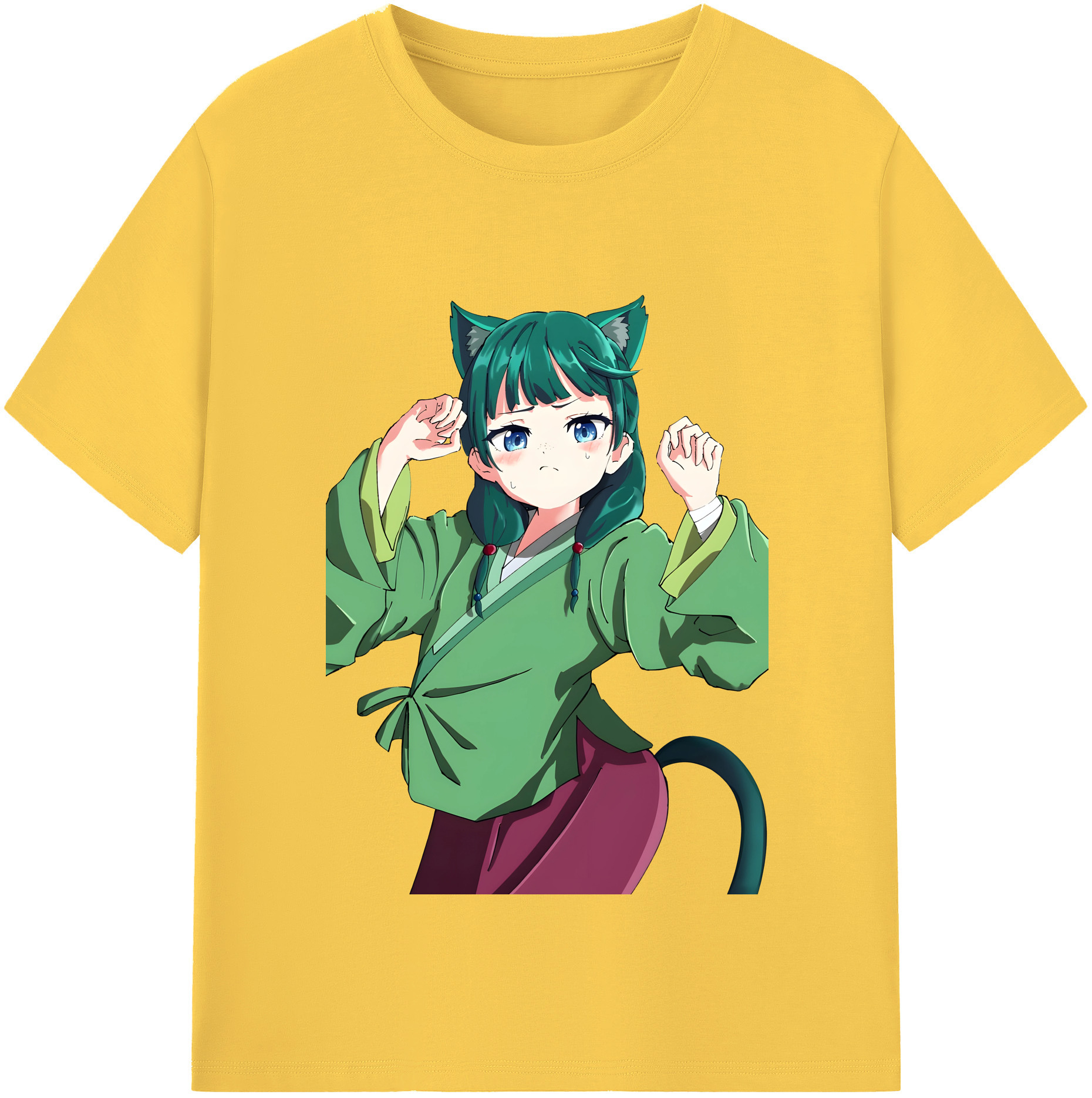 （画像用） 薬屋のひとりごと The Apothecary Diaries 綿100％半袖Tシャツ（フロントプリント）