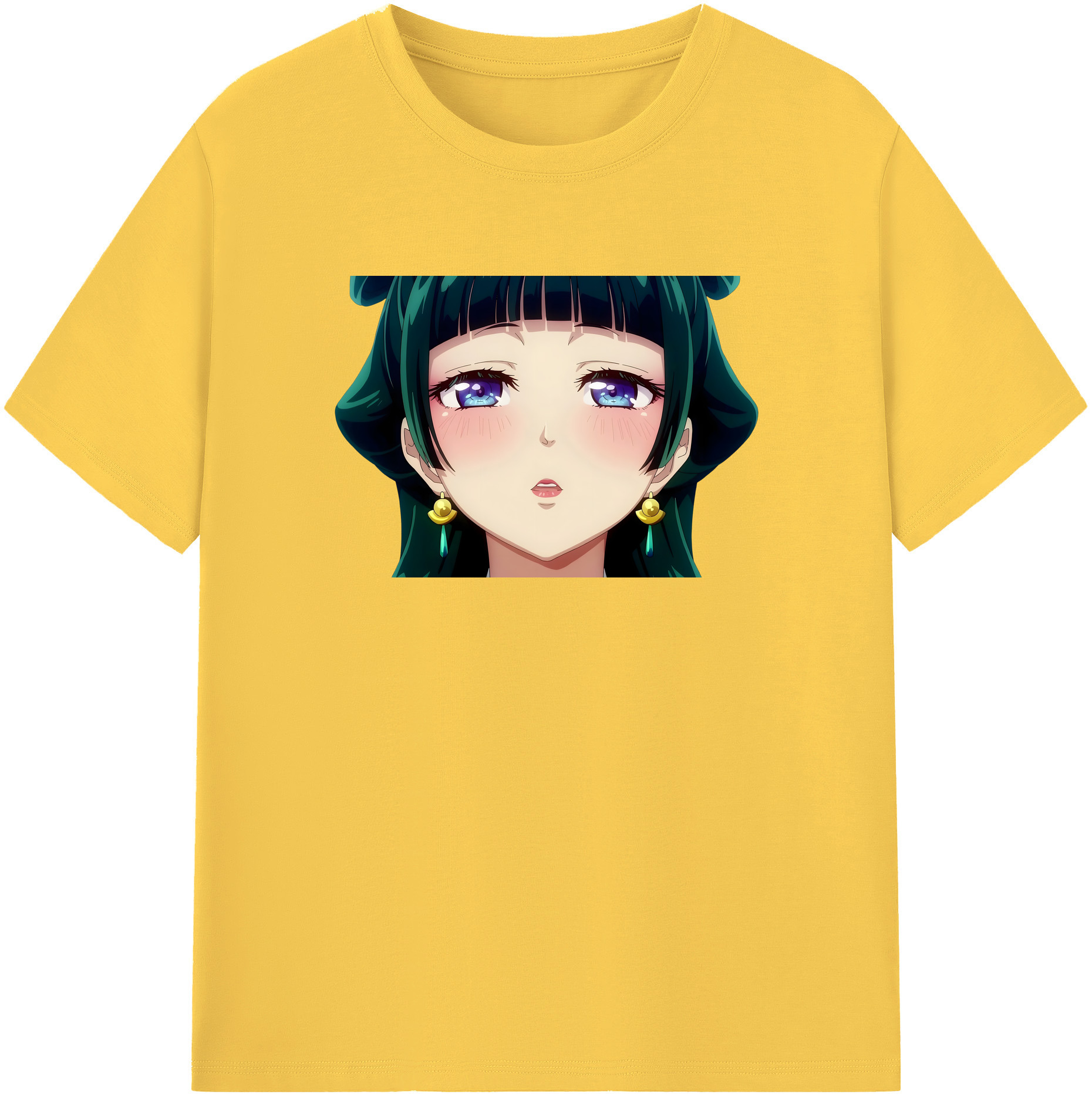（画像用） 薬屋のひとりごと The Apothecary Diaries 綿100％半袖Tシャツ（フロントプリント）