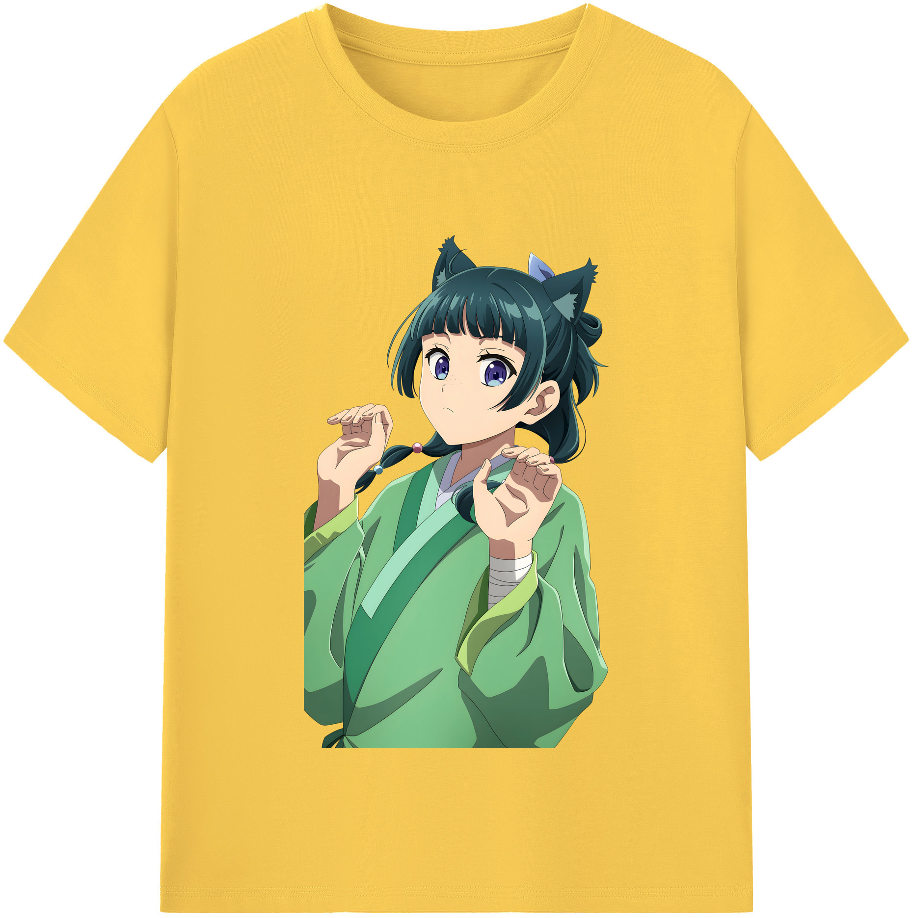 （画像用） 薬屋のひとりごと The Apothecary Diaries 綿100％半袖Tシャツ（フロントプリント）