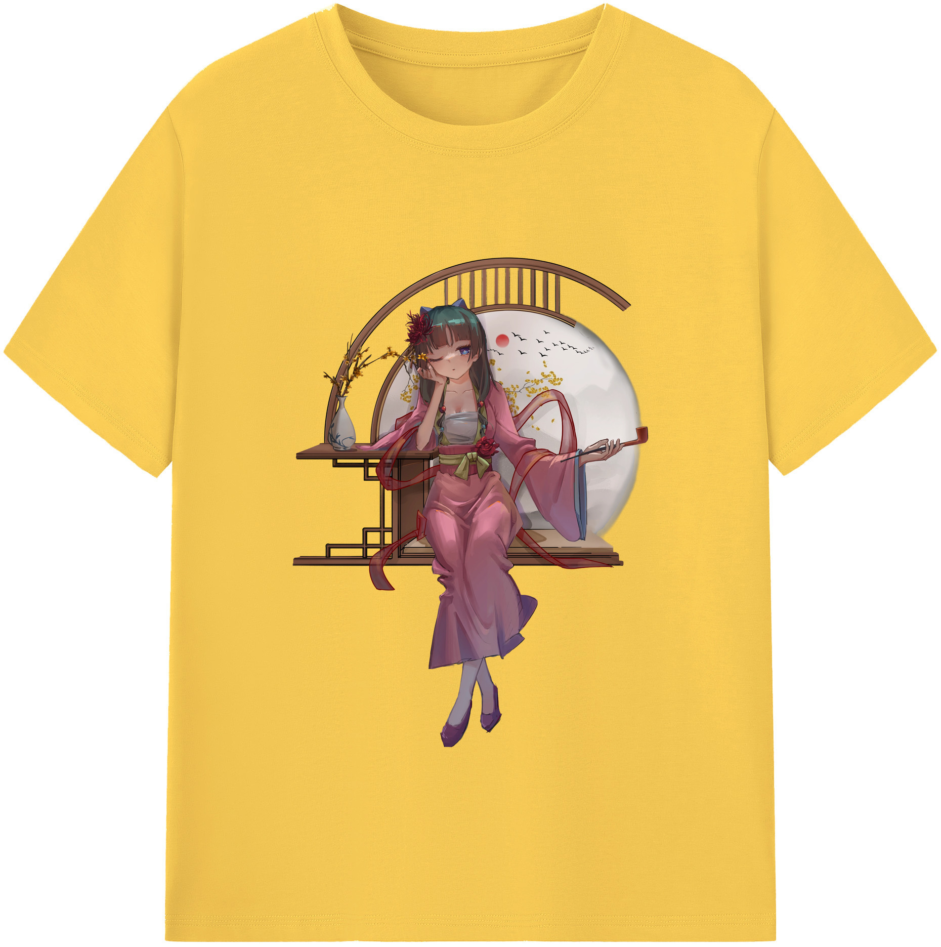 （画像用） 薬屋のひとりごと The Apothecary Diaries 綿100％半袖Tシャツ（フロントプリント）