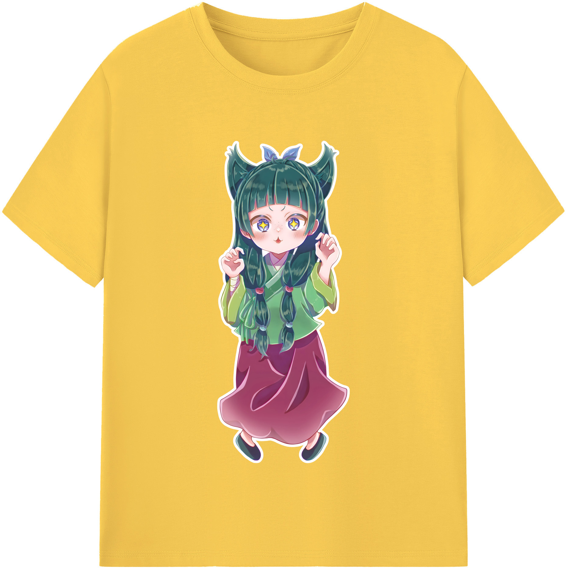 （画像用） 薬屋のひとりごと The Apothecary Diaries 綿100％半袖Tシャツ（フロントプリント）