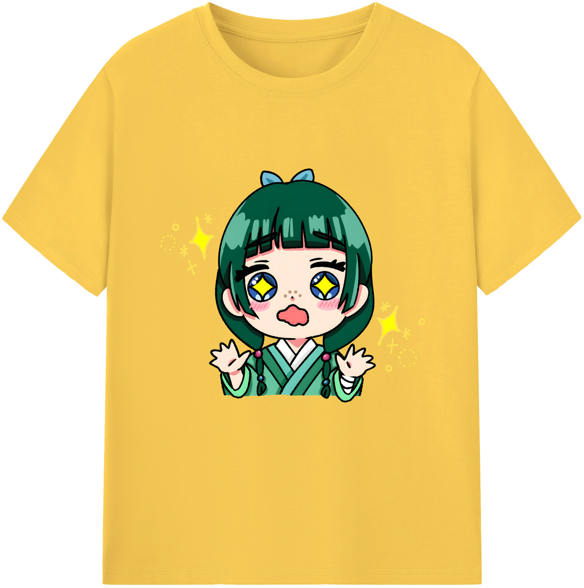 （画像用） 薬屋のひとりごと The Apothecary Diaries 綿100％半袖Tシャツ（フロントプリント）