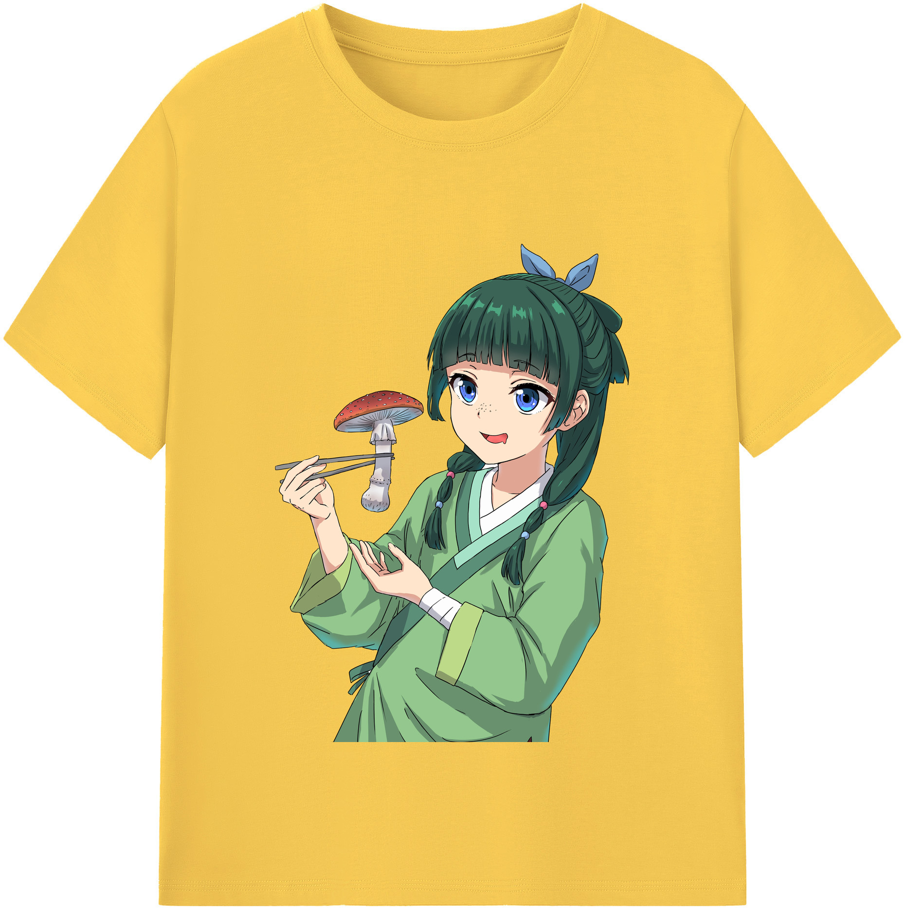 （画像用） 薬屋のひとりごと The Apothecary Diaries 綿100％半袖Tシャツ（フロントプリント）