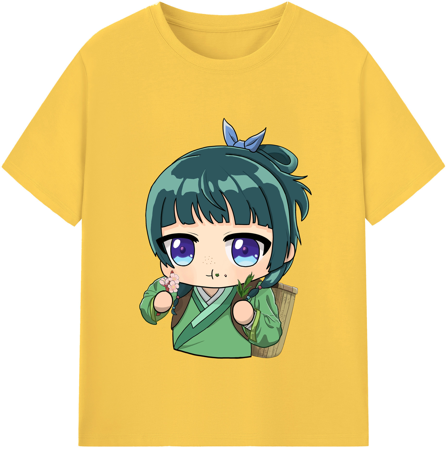 （画像用） 薬屋のひとりごと The Apothecary Diaries 綿100％半袖Tシャツ（フロントプリント）