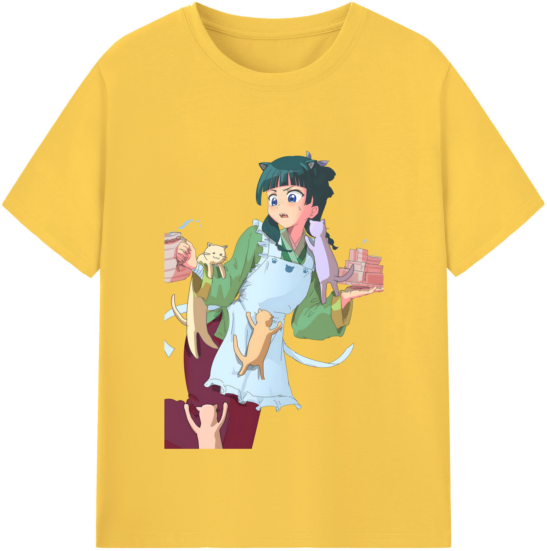 （画像用） 薬屋のひとりごと The Apothecary Diaries 綿100％半袖Tシャツ（フロントプリント）
