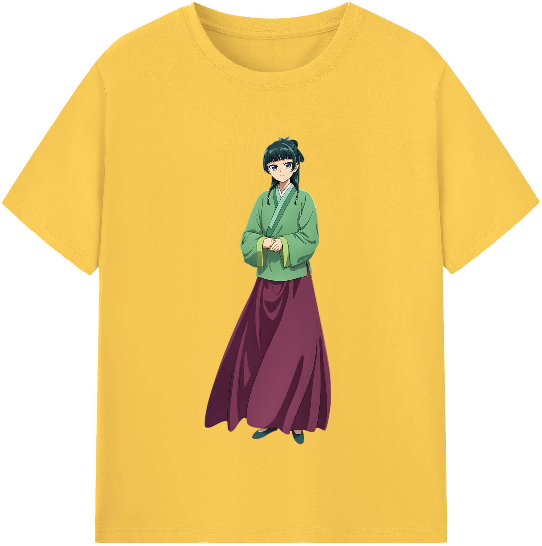 （画像用） 薬屋のひとりごと The Apothecary Diaries 綿100％半袖Tシャツ（フロントプリント）