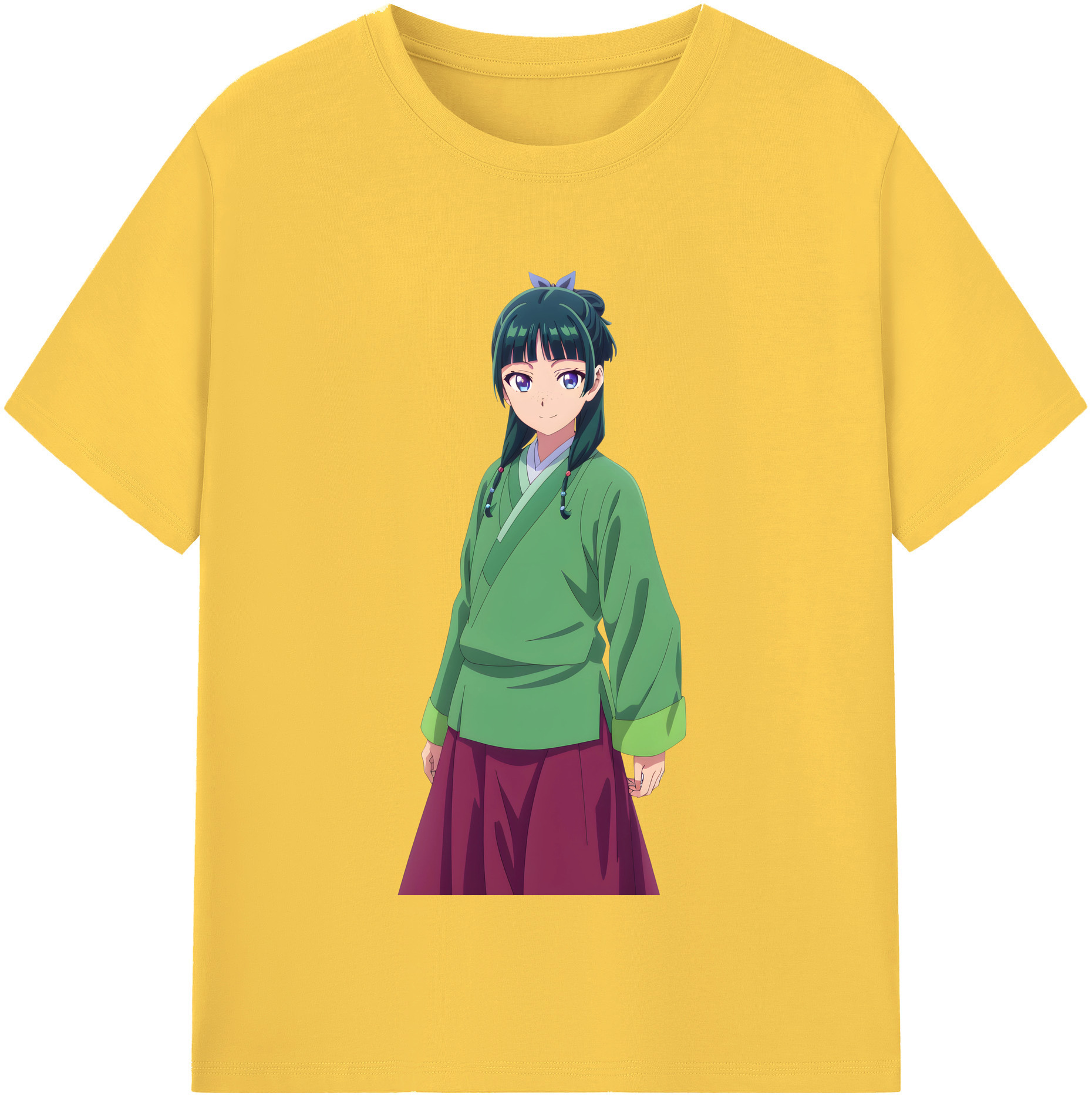 （画像用） 薬屋のひとりごと The Apothecary Diaries 綿100％半袖Tシャツ（フロントプリント）