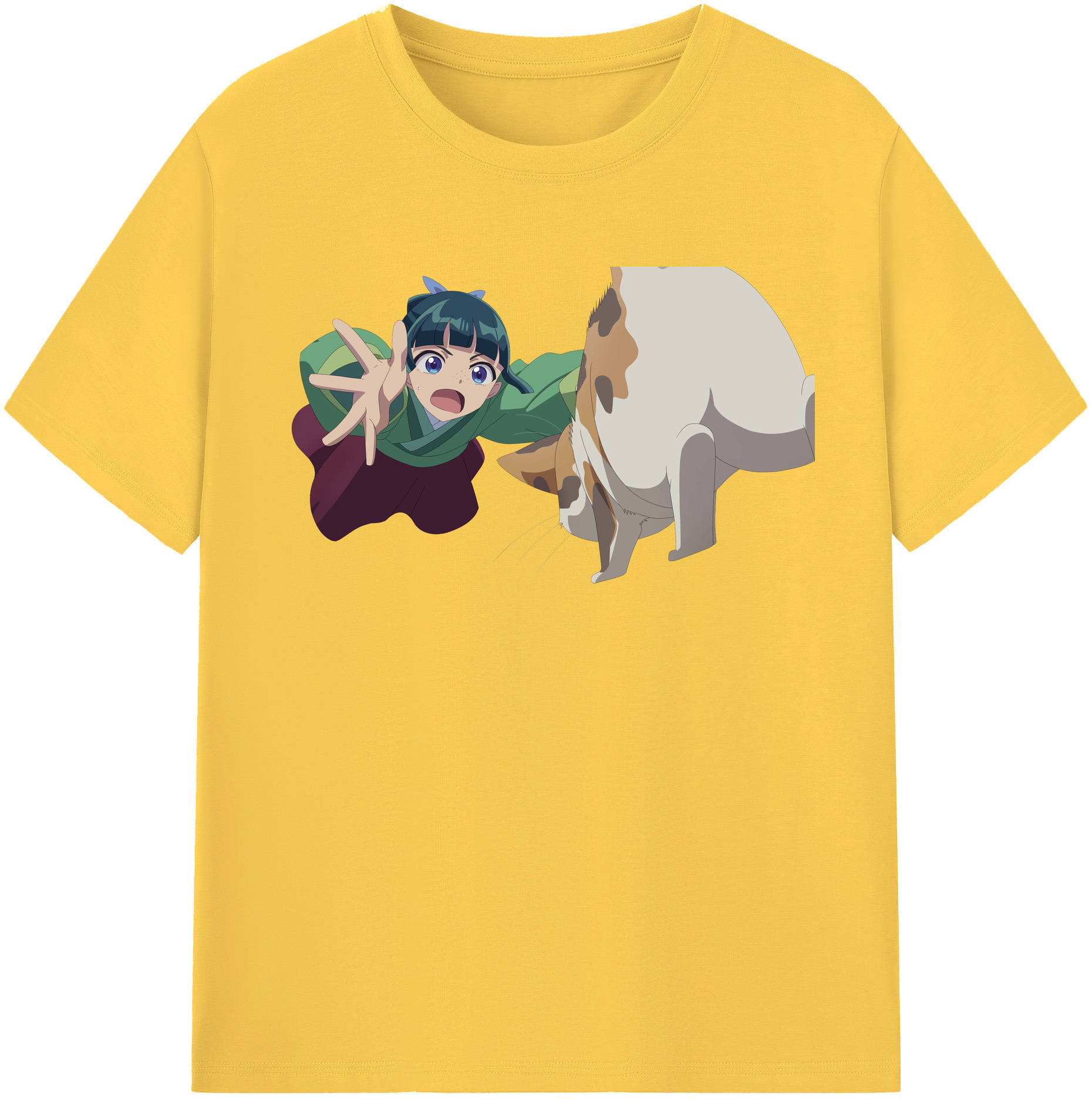 （画像用） 薬屋のひとりごと The Apothecary Diaries 綿100％半袖Tシャツ（フロントプリント）