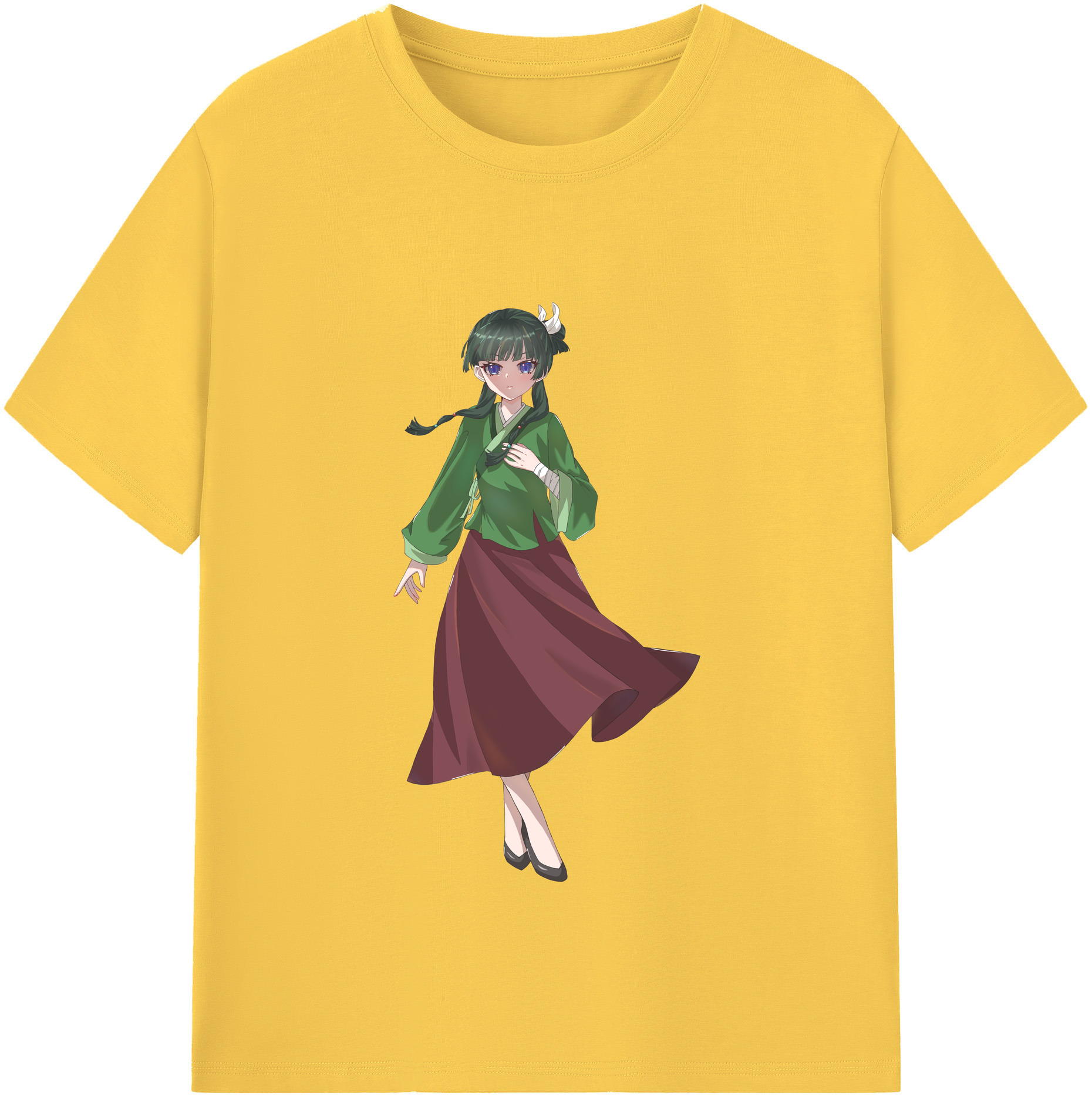 （画像用） 薬屋のひとりごと The Apothecary Diaries 綿100％半袖Tシャツ（フロントプリント）