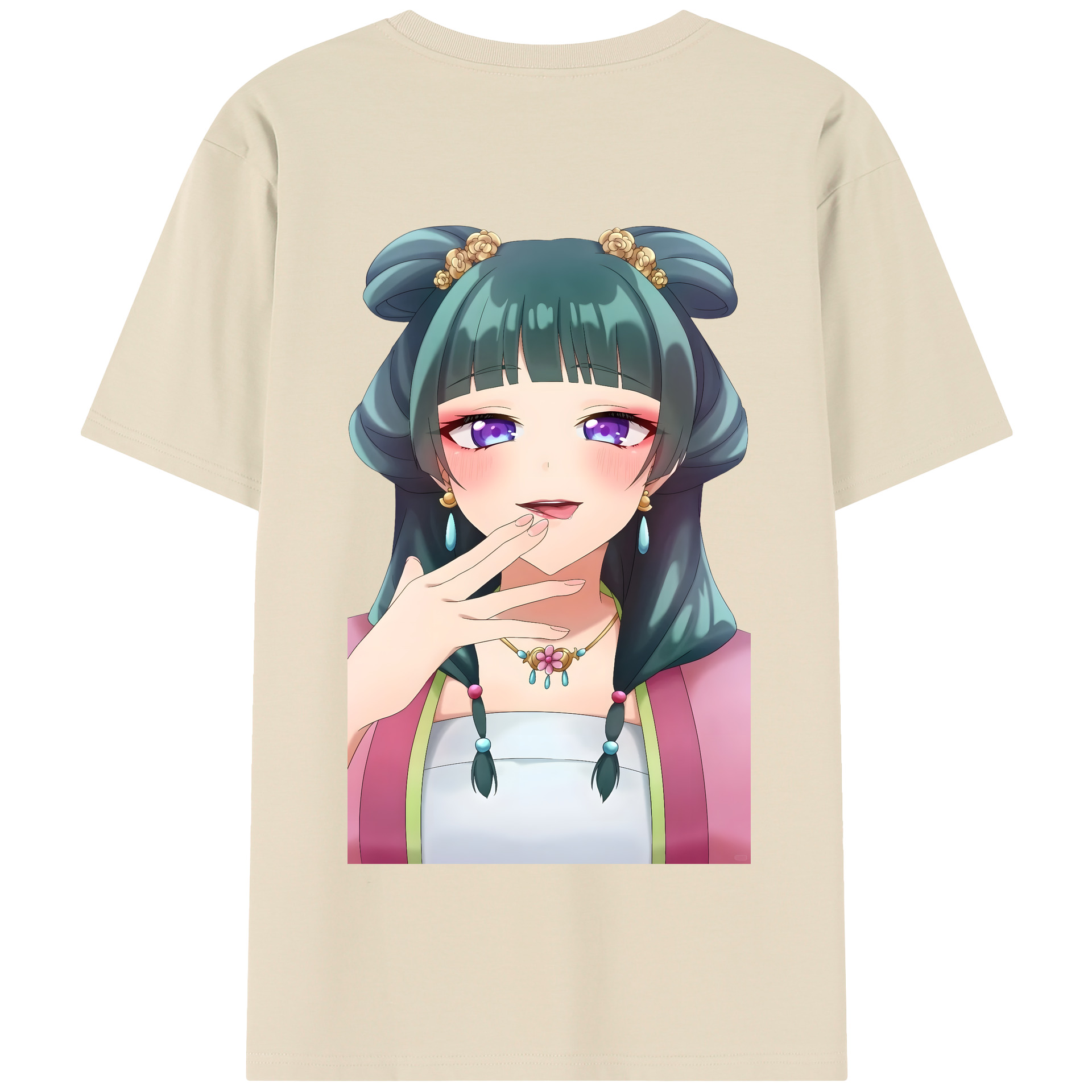 （画像用） 薬屋のひとりごと The Apothecary Diaries 綿100％半袖Tシャツ（背面プリント）