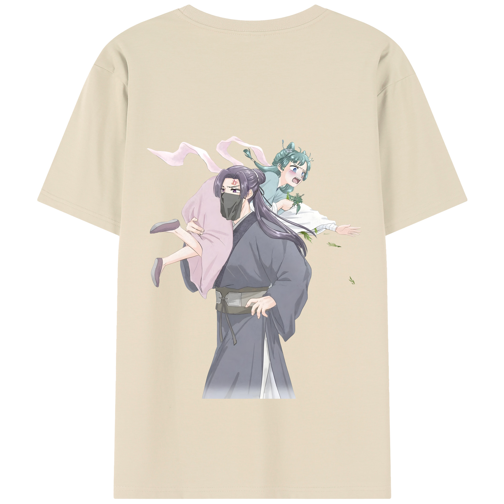 （画像用） 薬屋のひとりごと The Apothecary Diaries 綿100％半袖Tシャツ（背面プリント）