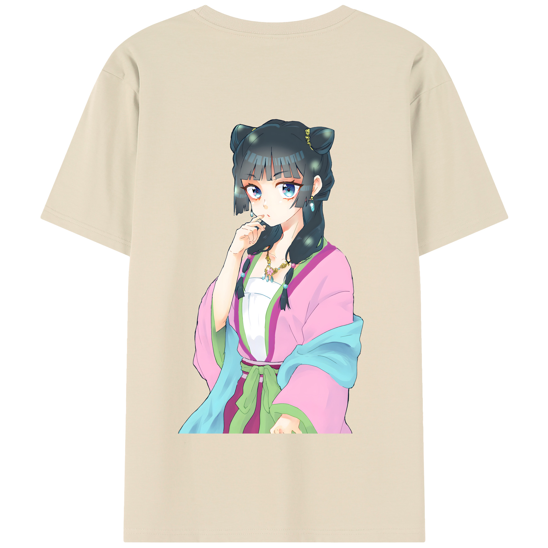 （画像用） 薬屋のひとりごと The Apothecary Diaries 綿100％半袖Tシャツ（背面プリント）