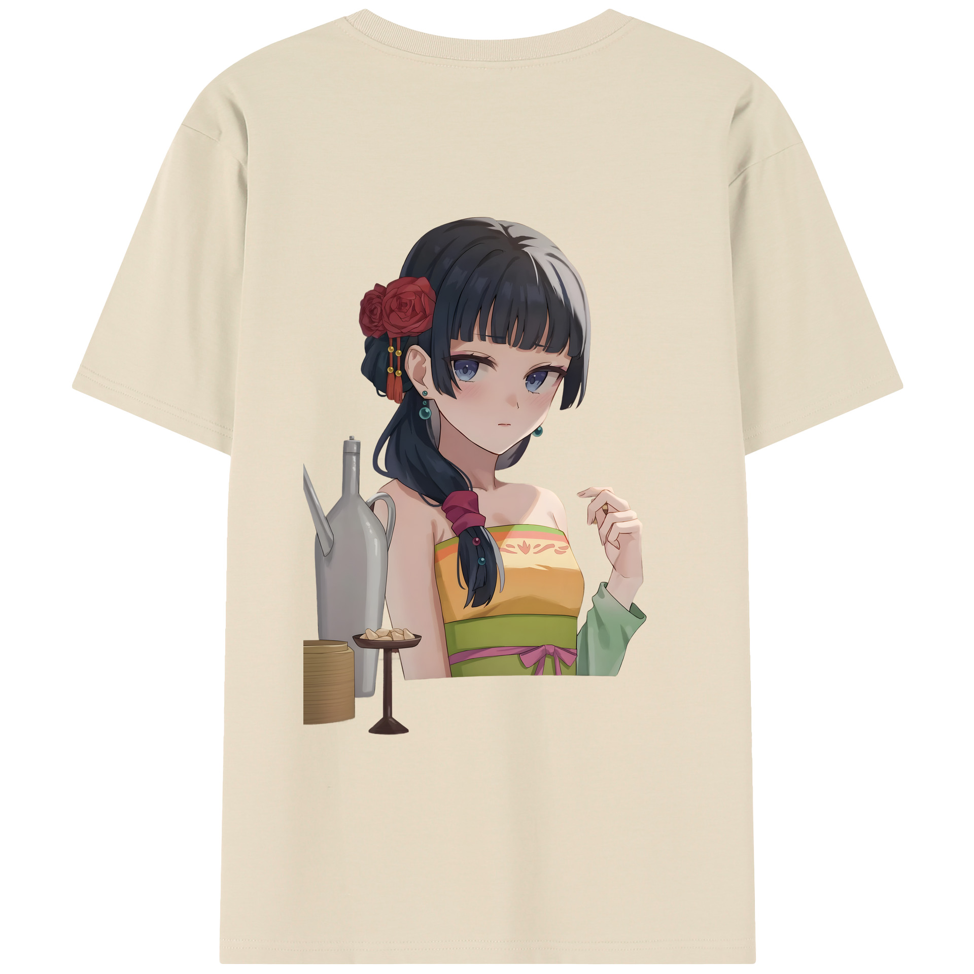 （画像用） 薬屋のひとりごと The Apothecary Diaries 綿100％半袖Tシャツ（背面プリント）