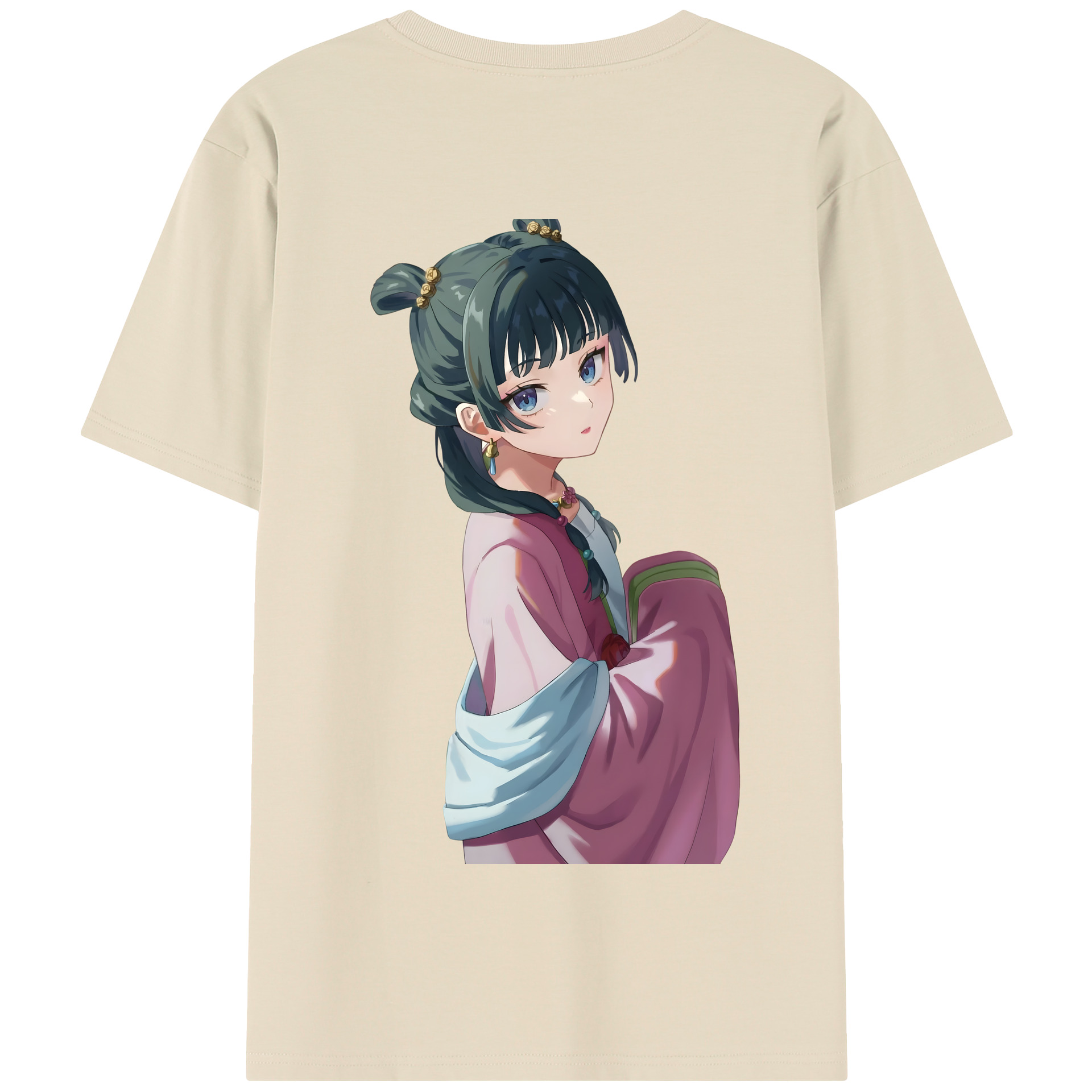 （画像用） 薬屋のひとりごと The Apothecary Diaries 綿100％半袖Tシャツ（背面プリント）