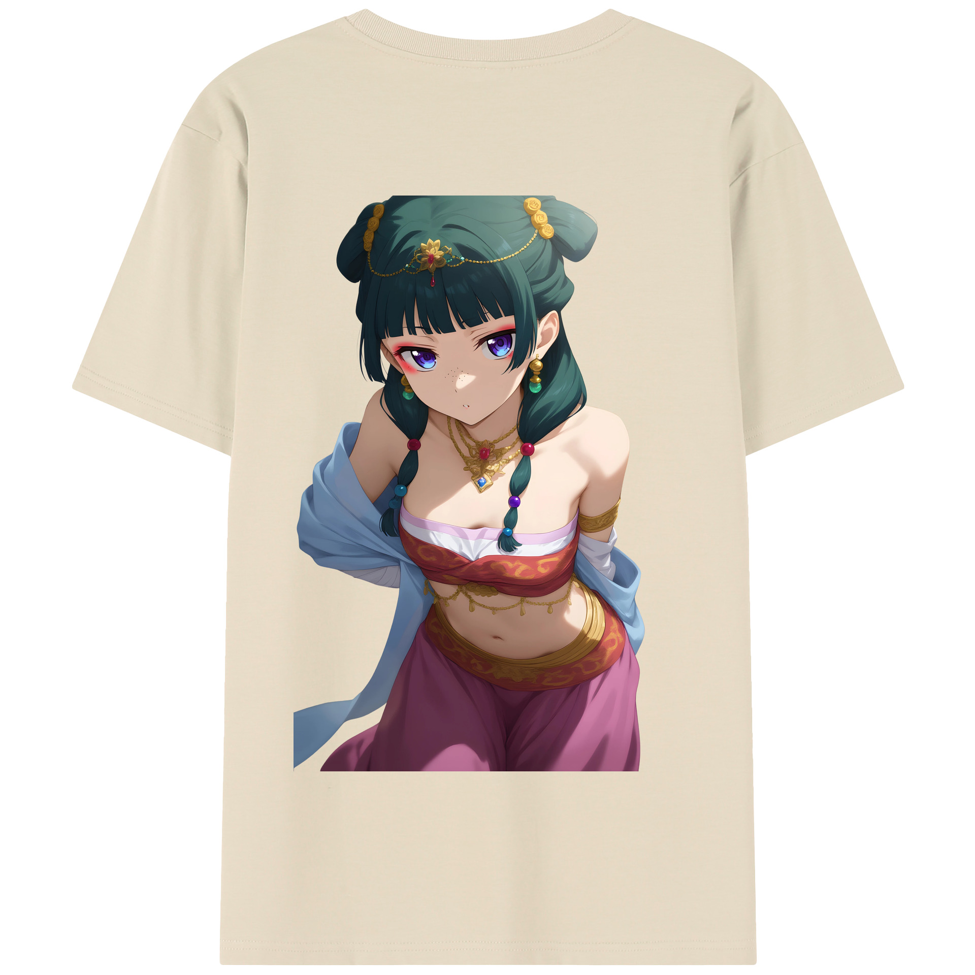 （画像用） 薬屋のひとりごと The Apothecary Diaries 綿100％半袖Tシャツ（背面プリント）