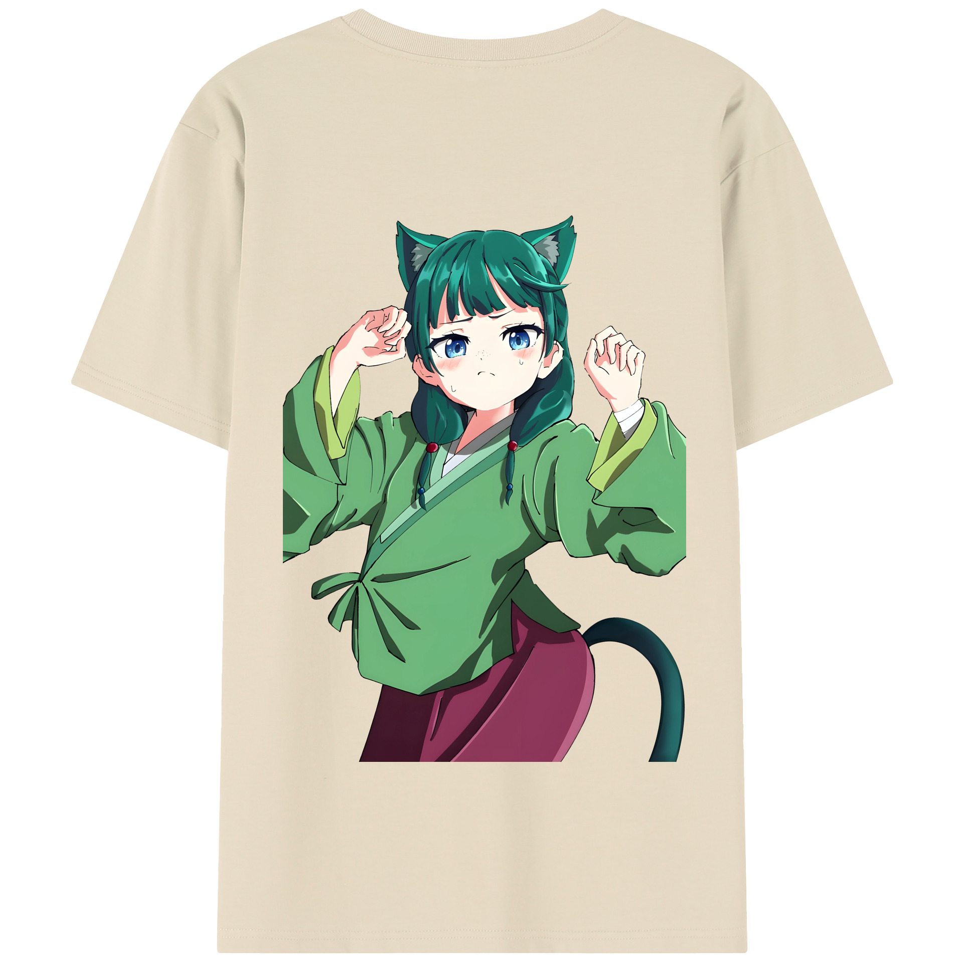 （画像用） 薬屋のひとりごと The Apothecary Diaries 綿100％半袖Tシャツ（背面プリント）