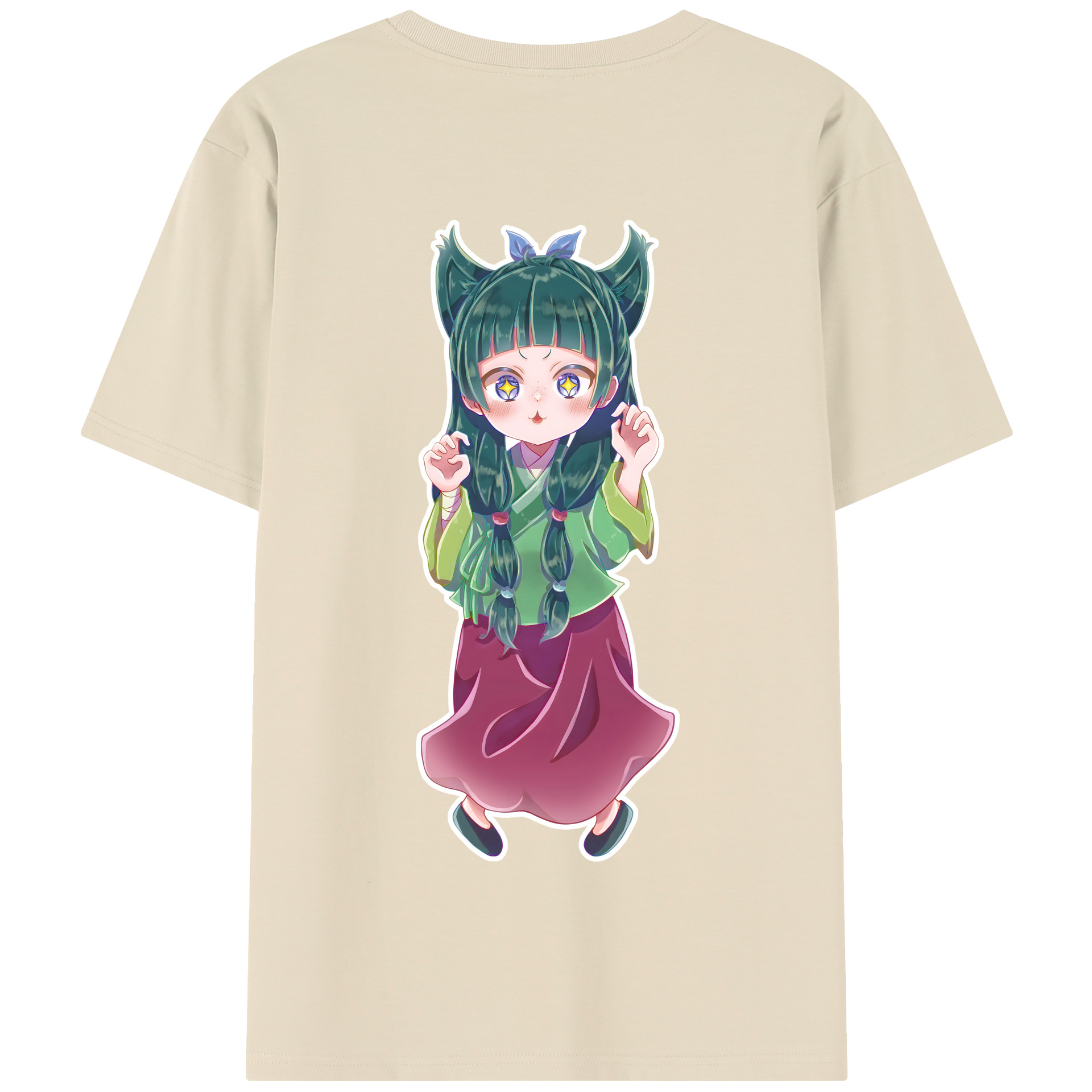 （画像用） 薬屋のひとりごと The Apothecary Diaries 綿100％半袖Tシャツ（背面プリント）