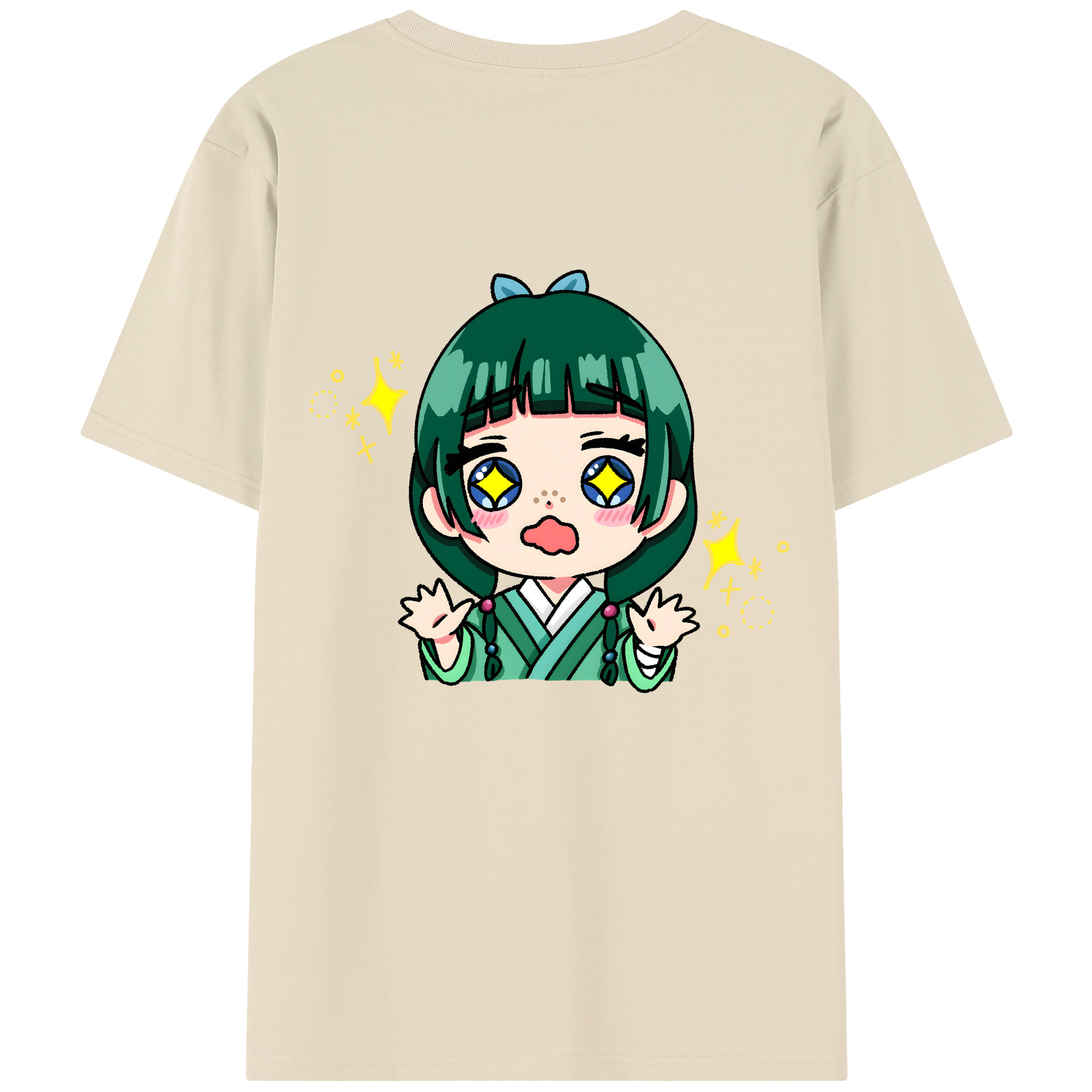 （画像用） 薬屋のひとりごと The Apothecary Diaries 綿100％半袖Tシャツ（背面プリント）