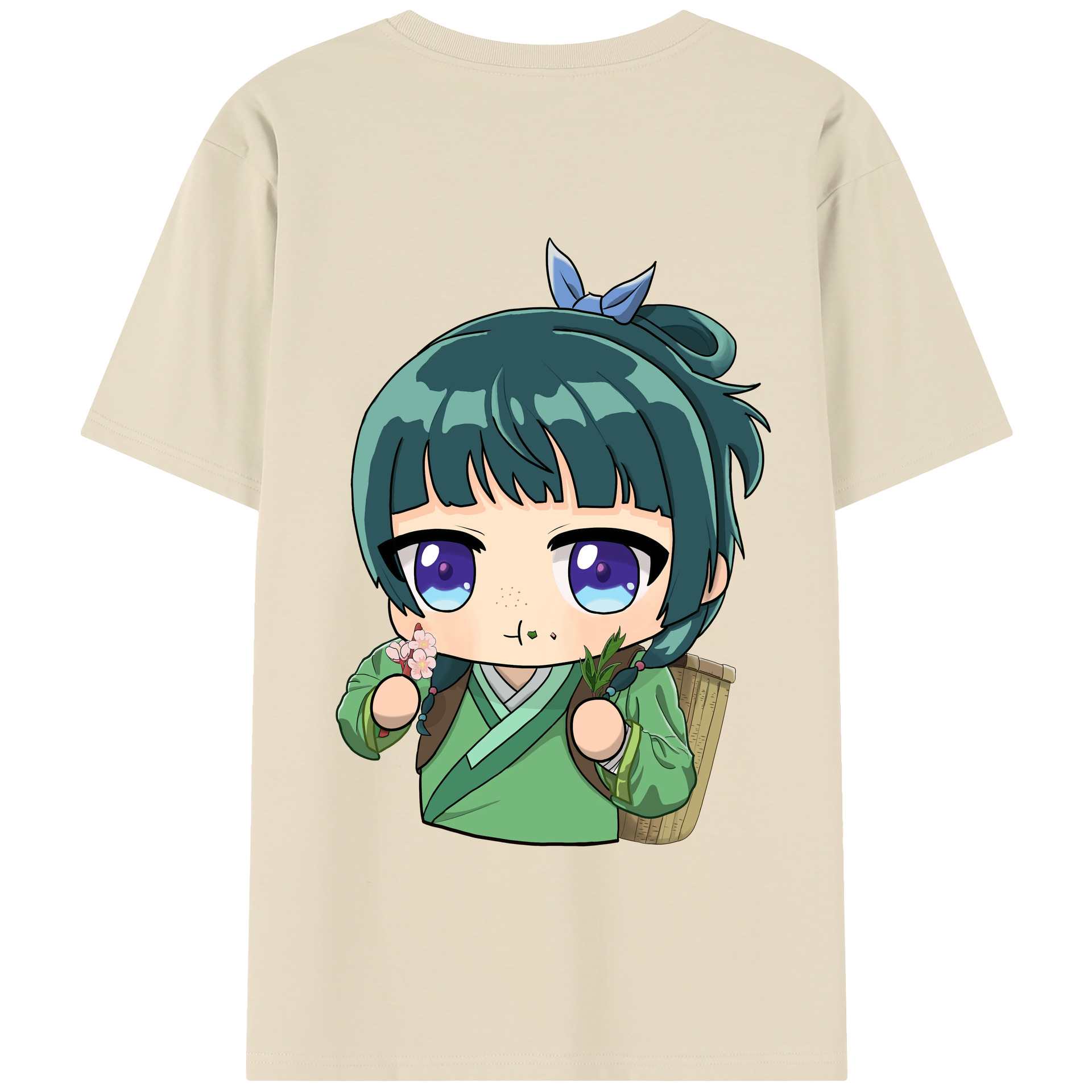 （画像用） 薬屋のひとりごと The Apothecary Diaries 綿100％半袖Tシャツ（背面プリント）