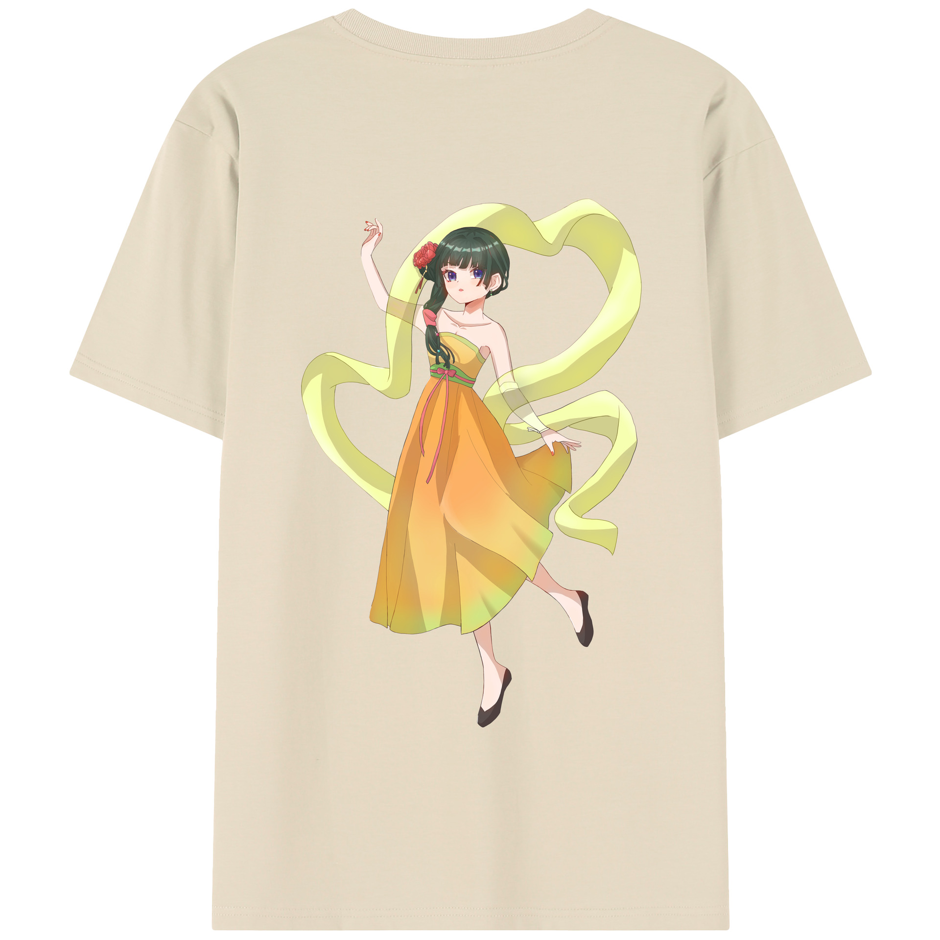 （画像用） 薬屋のひとりごと The Apothecary Diaries 綿100％半袖Tシャツ（背面プリント）