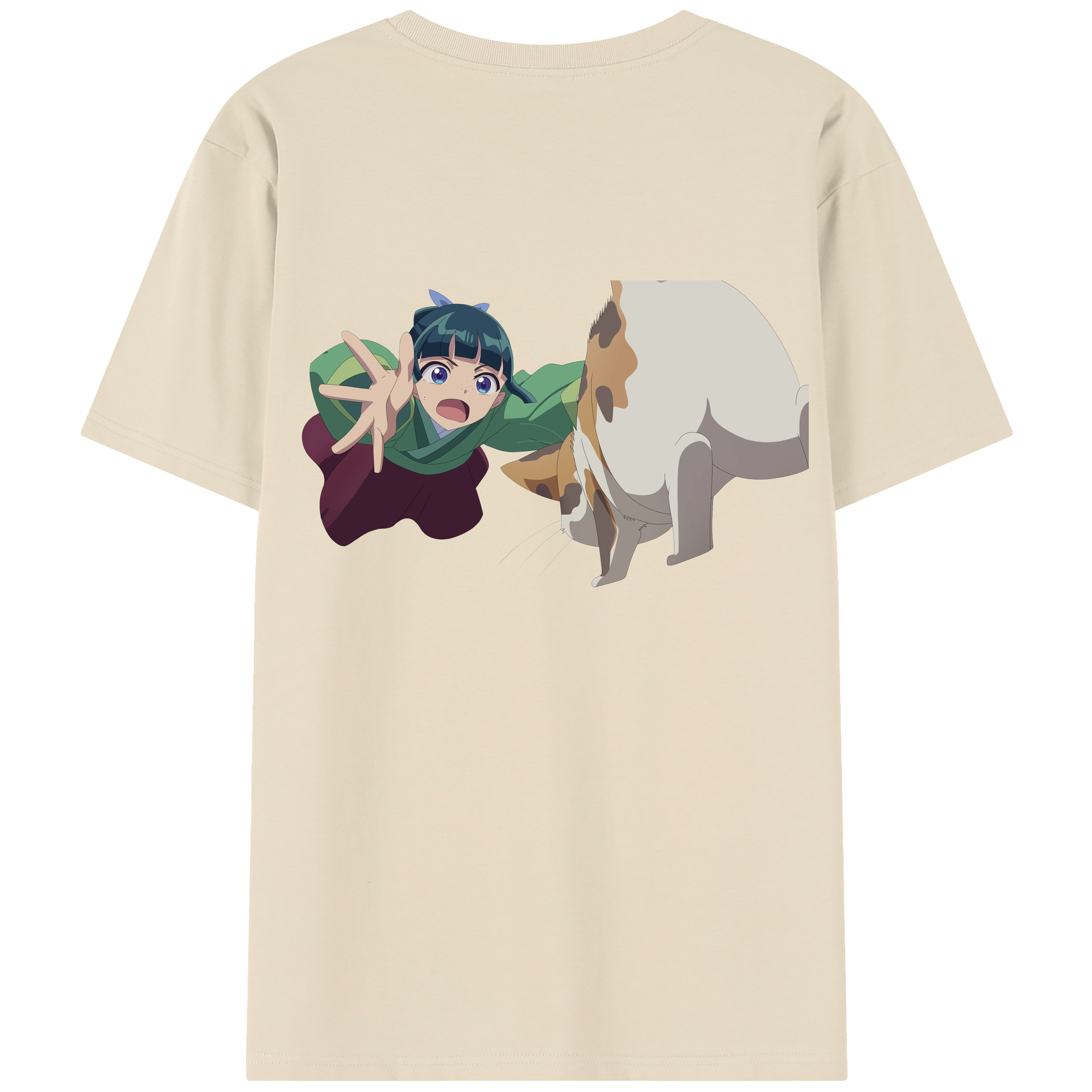 （画像用） 薬屋のひとりごと The Apothecary Diaries 綿100％半袖Tシャツ（背面プリント）