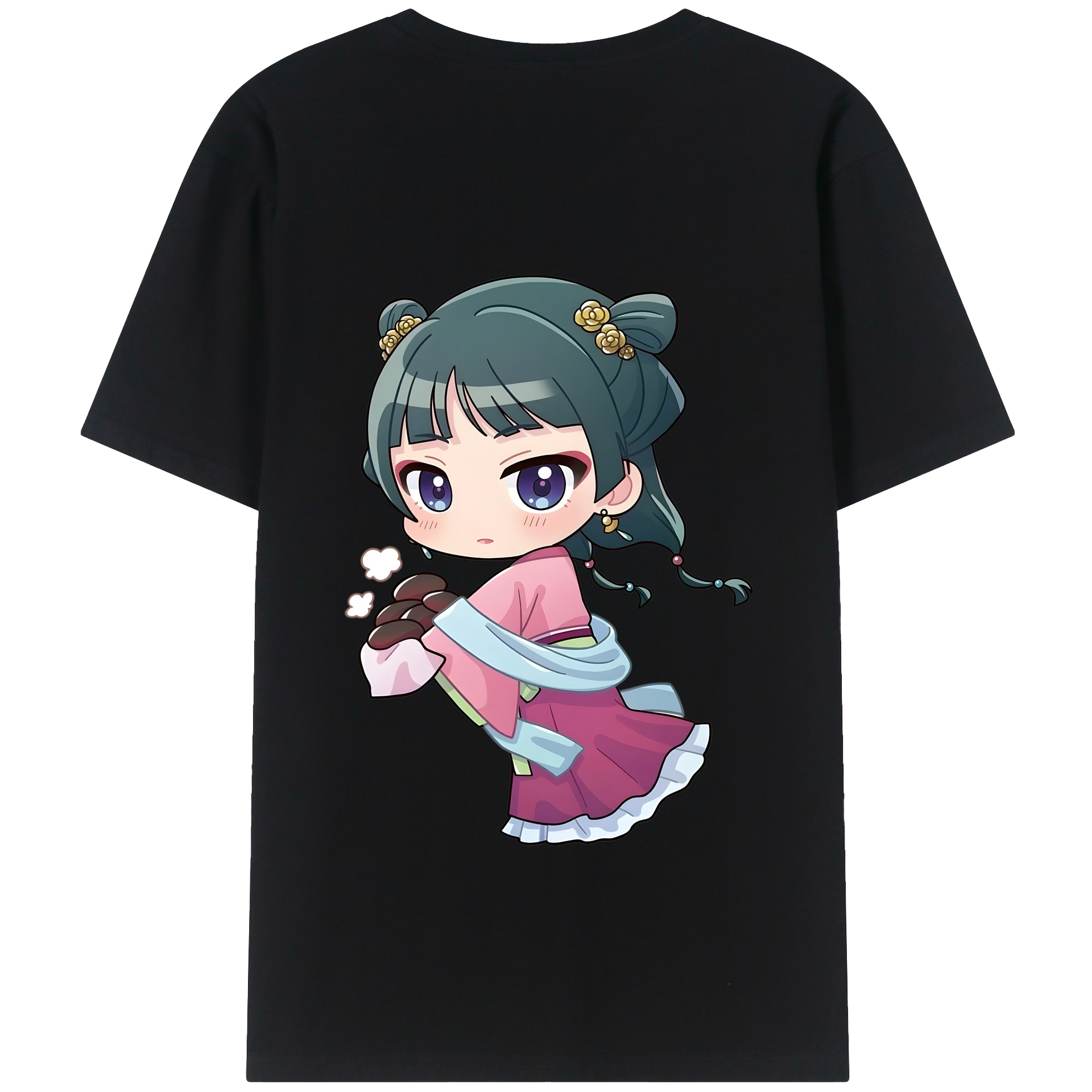 （画像用） 薬屋のひとりごと The Apothecary Diaries 綿100％半袖Tシャツ（背面プリント）