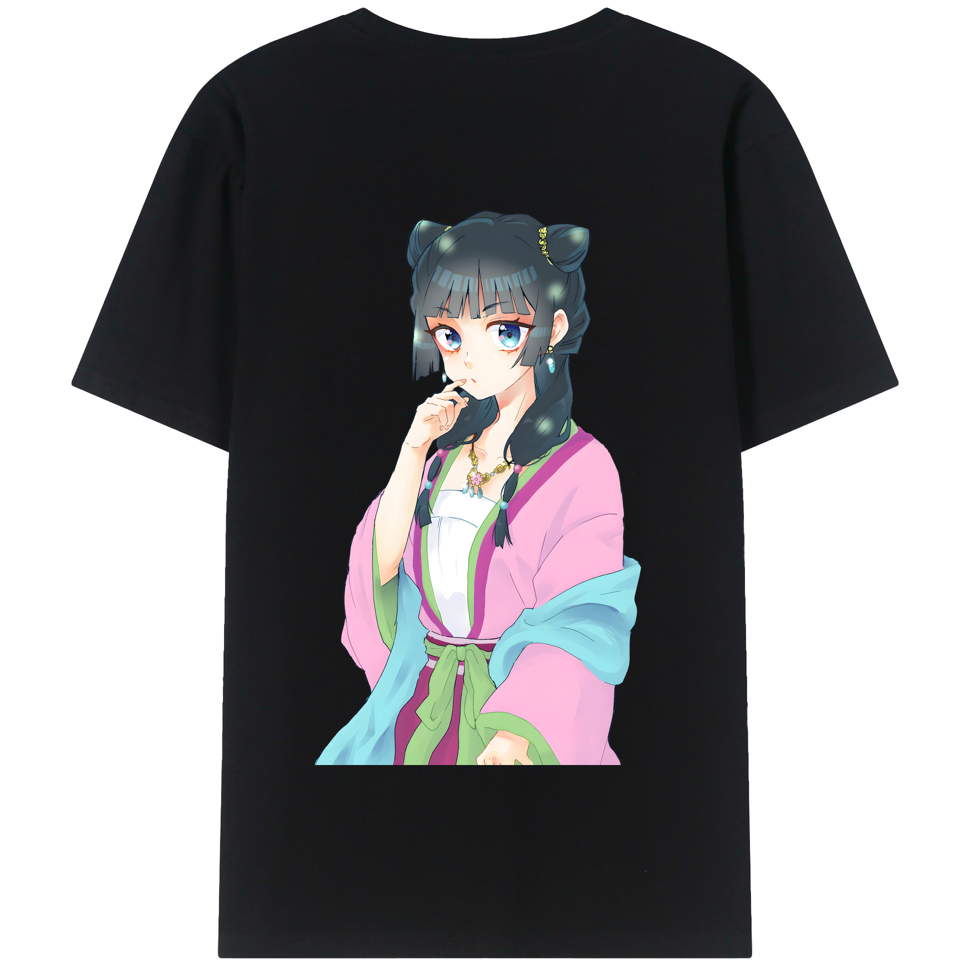 （画像用） 薬屋のひとりごと The Apothecary Diaries 綿100％半袖Tシャツ（背面プリント）