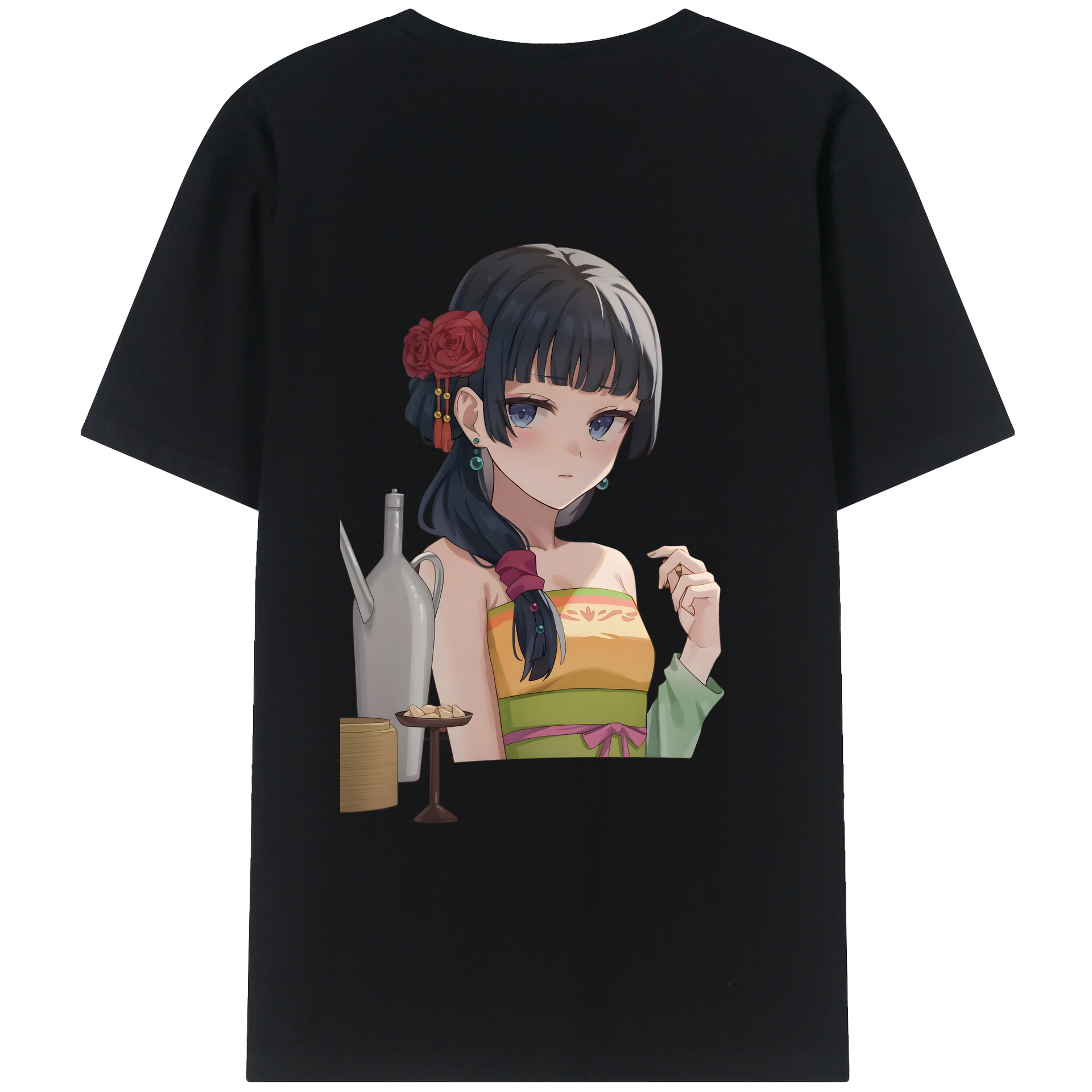 （画像用） 薬屋のひとりごと The Apothecary Diaries 綿100％半袖Tシャツ（背面プリント）