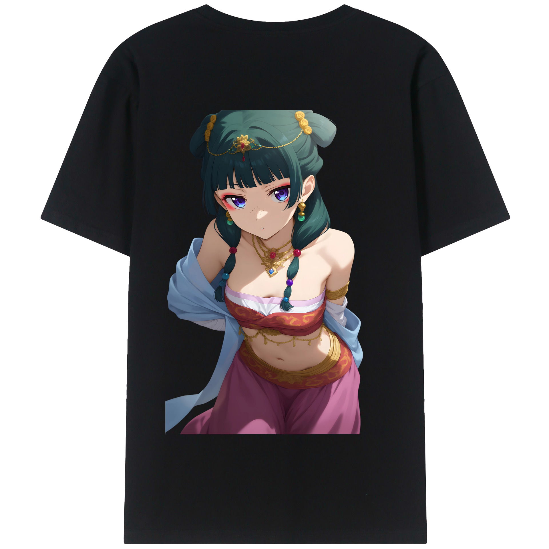 （画像用） 薬屋のひとりごと The Apothecary Diaries 綿100％半袖Tシャツ（背面プリント）