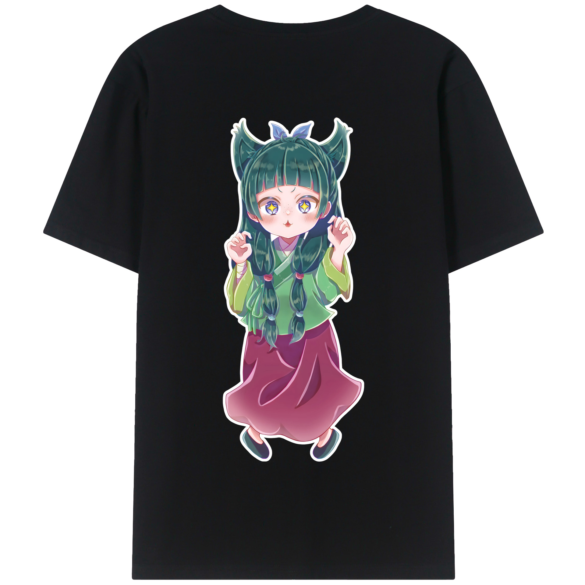 （画像用） 薬屋のひとりごと The Apothecary Diaries 綿100％半袖Tシャツ（背面プリント）