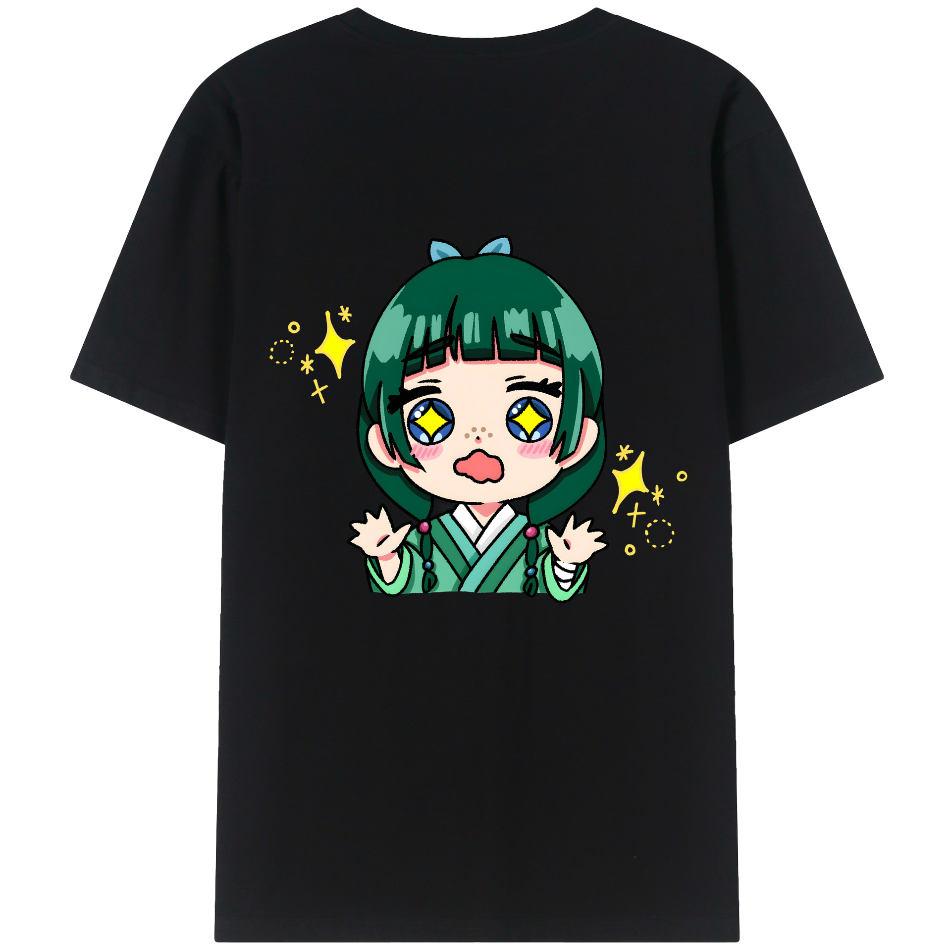（画像用） 薬屋のひとりごと The Apothecary Diaries 綿100％半袖Tシャツ（背面プリント）