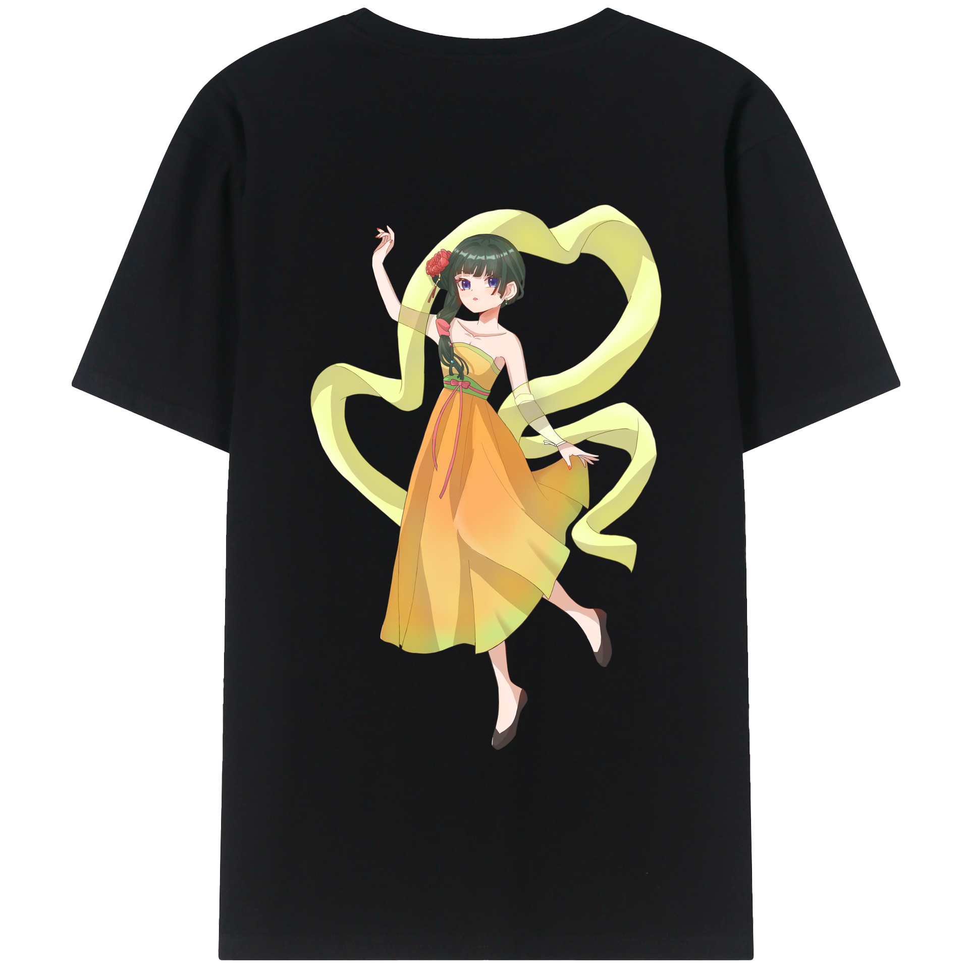 （画像用） 薬屋のひとりごと The Apothecary Diaries 綿100％半袖Tシャツ（背面プリント）