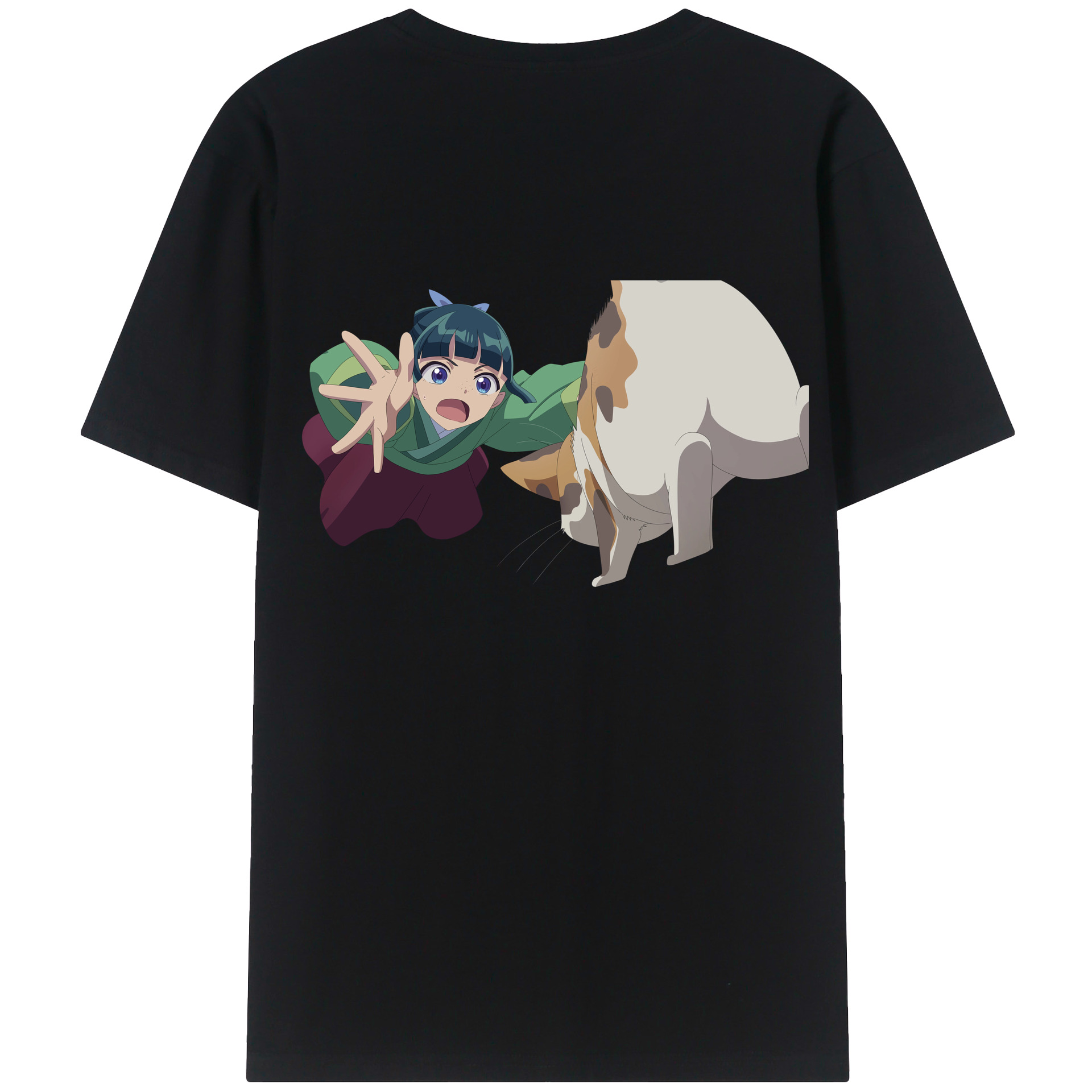 （画像用） 薬屋のひとりごと The Apothecary Diaries 綿100％半袖Tシャツ（背面プリント）