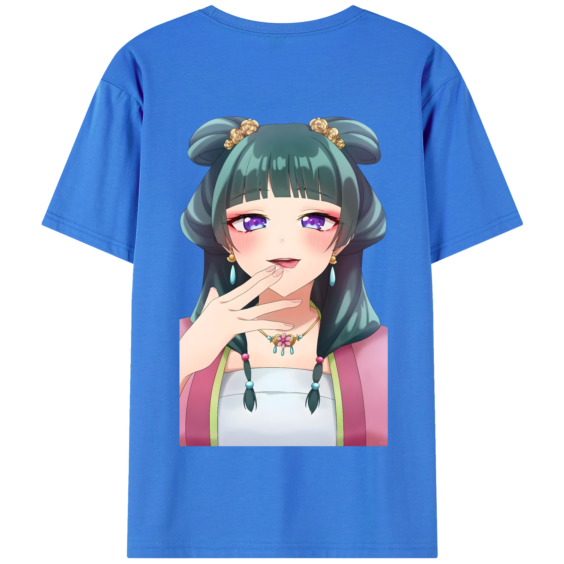 （画像用） 薬屋のひとりごと The Apothecary Diaries 綿100％半袖Tシャツ（背面プリント）