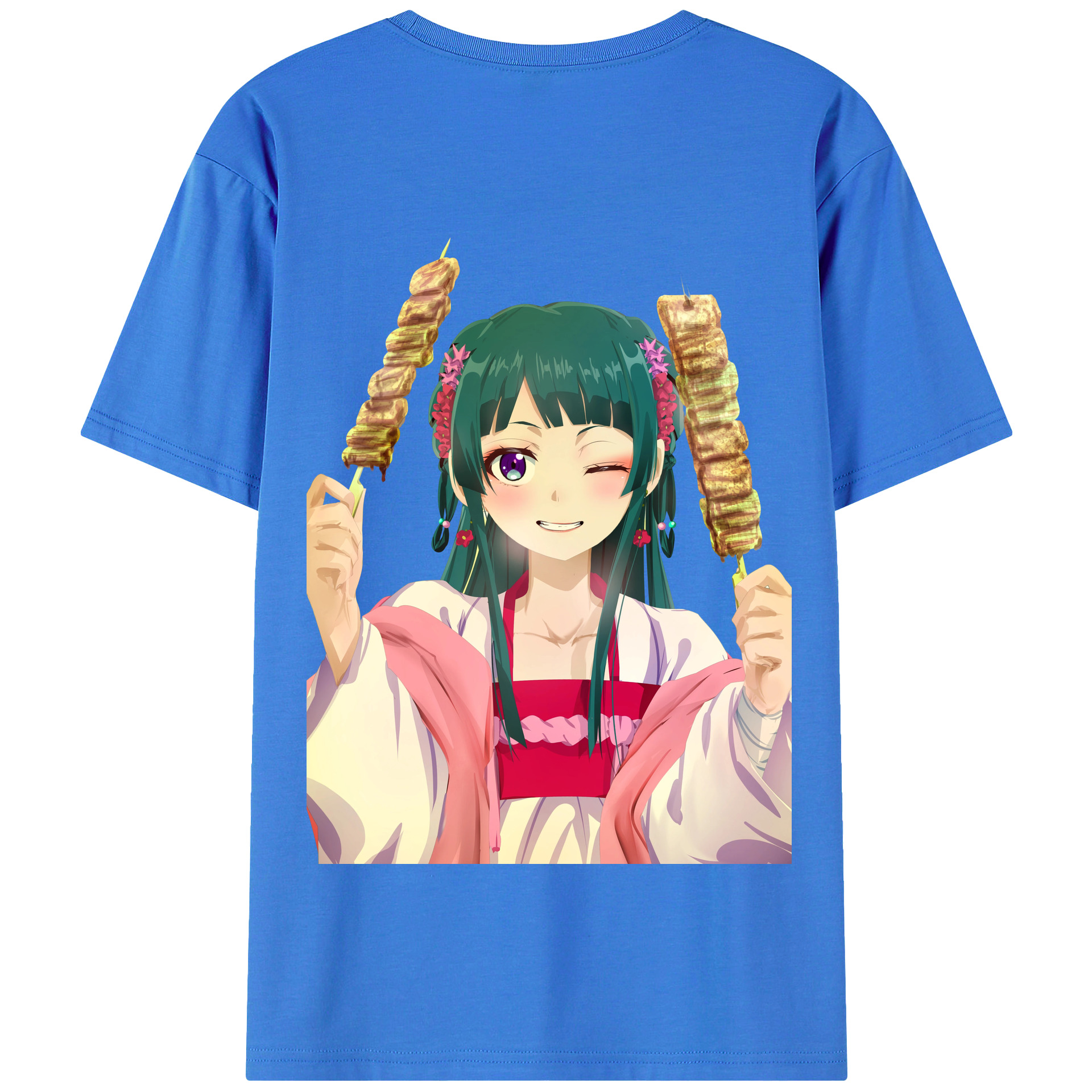 （画像用） 薬屋のひとりごと The Apothecary Diaries 綿100％半袖Tシャツ（背面プリント）