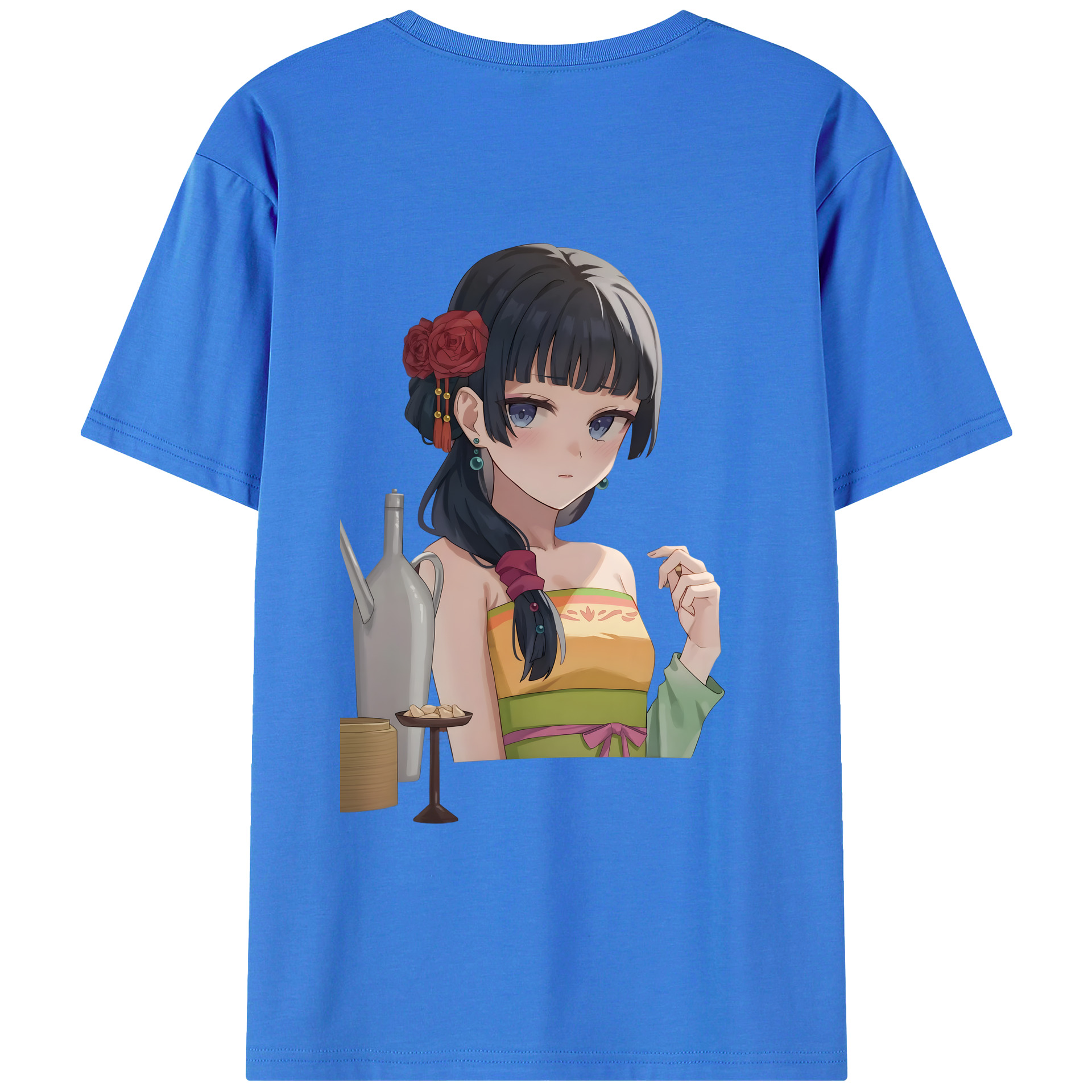 （画像用） 薬屋のひとりごと The Apothecary Diaries 綿100％半袖Tシャツ（背面プリント）