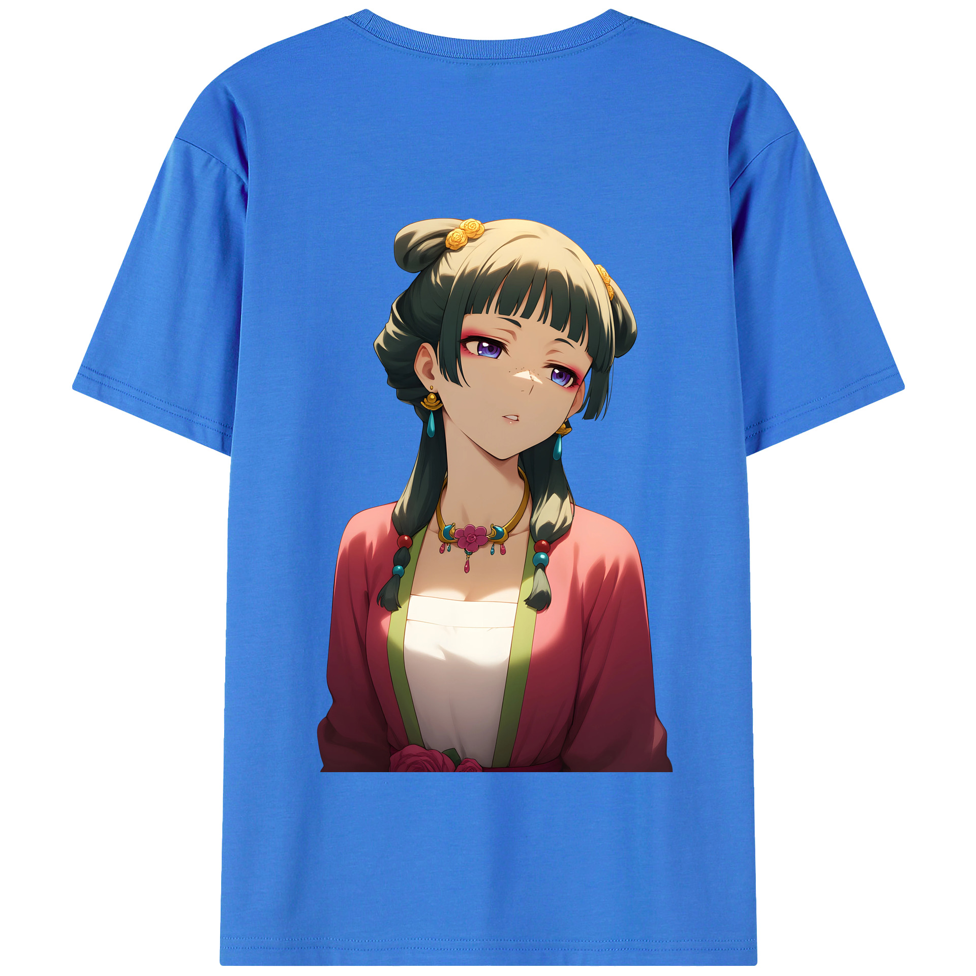 （画像用） 薬屋のひとりごと The Apothecary Diaries 綿100％半袖Tシャツ（背面プリント）