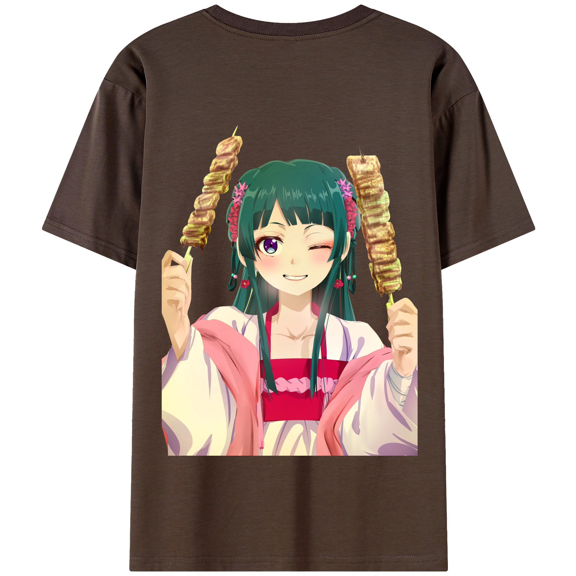 （画像用） 薬屋のひとりごと The Apothecary Diaries 綿100％半袖Tシャツ（背面プリント）