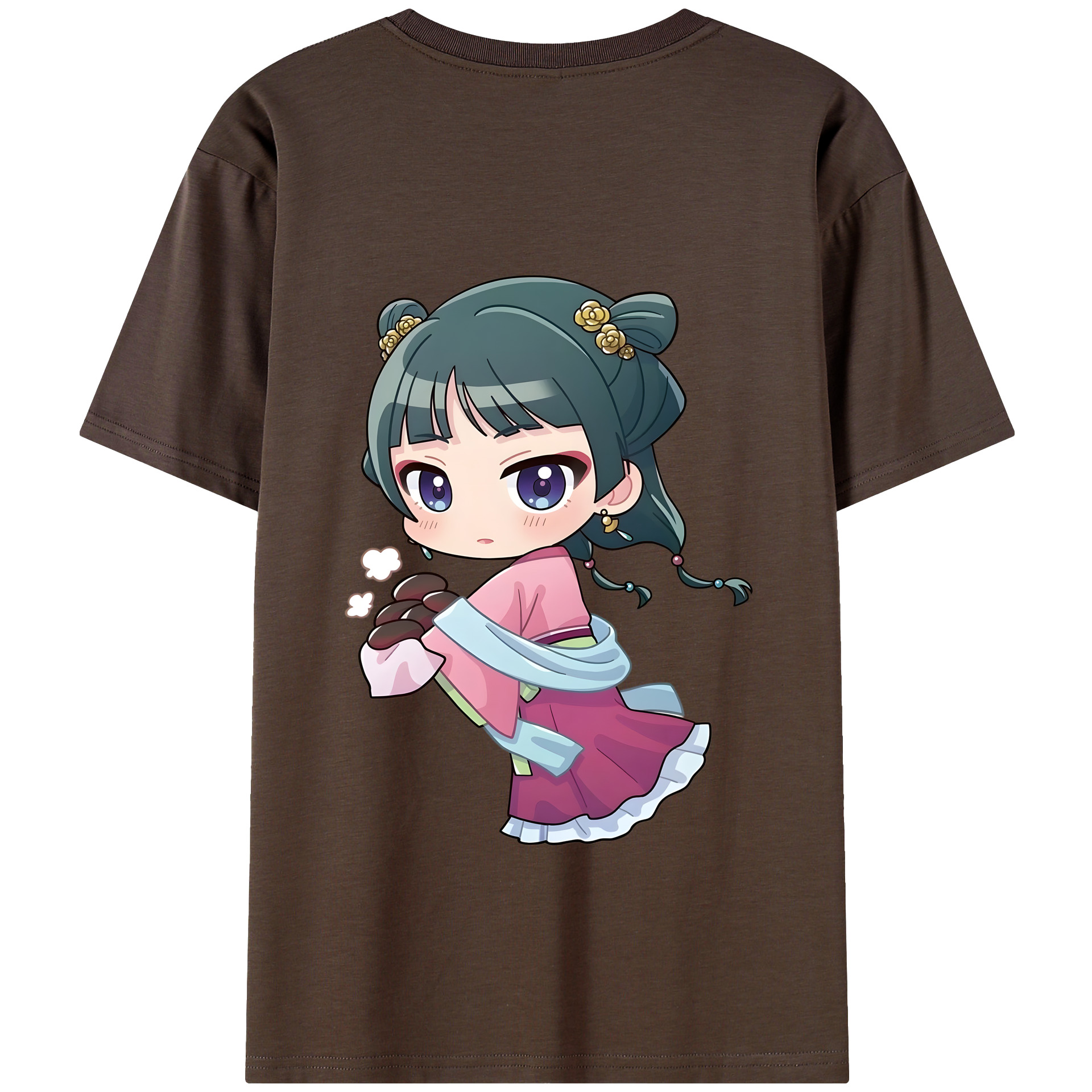 （画像用） 薬屋のひとりごと The Apothecary Diaries 綿100％半袖Tシャツ（背面プリント）