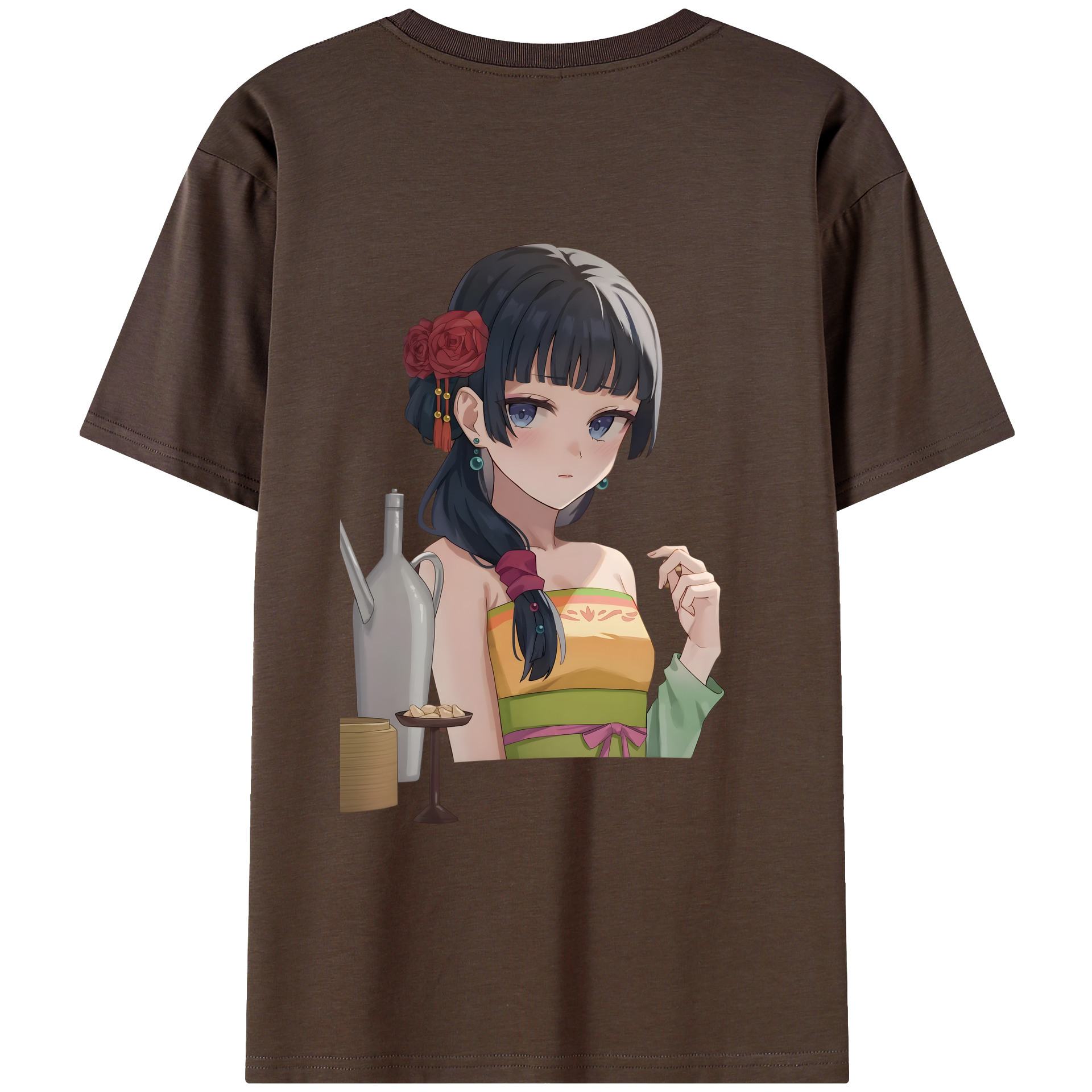 （画像用） 薬屋のひとりごと The Apothecary Diaries 綿100％半袖Tシャツ（背面プリント）