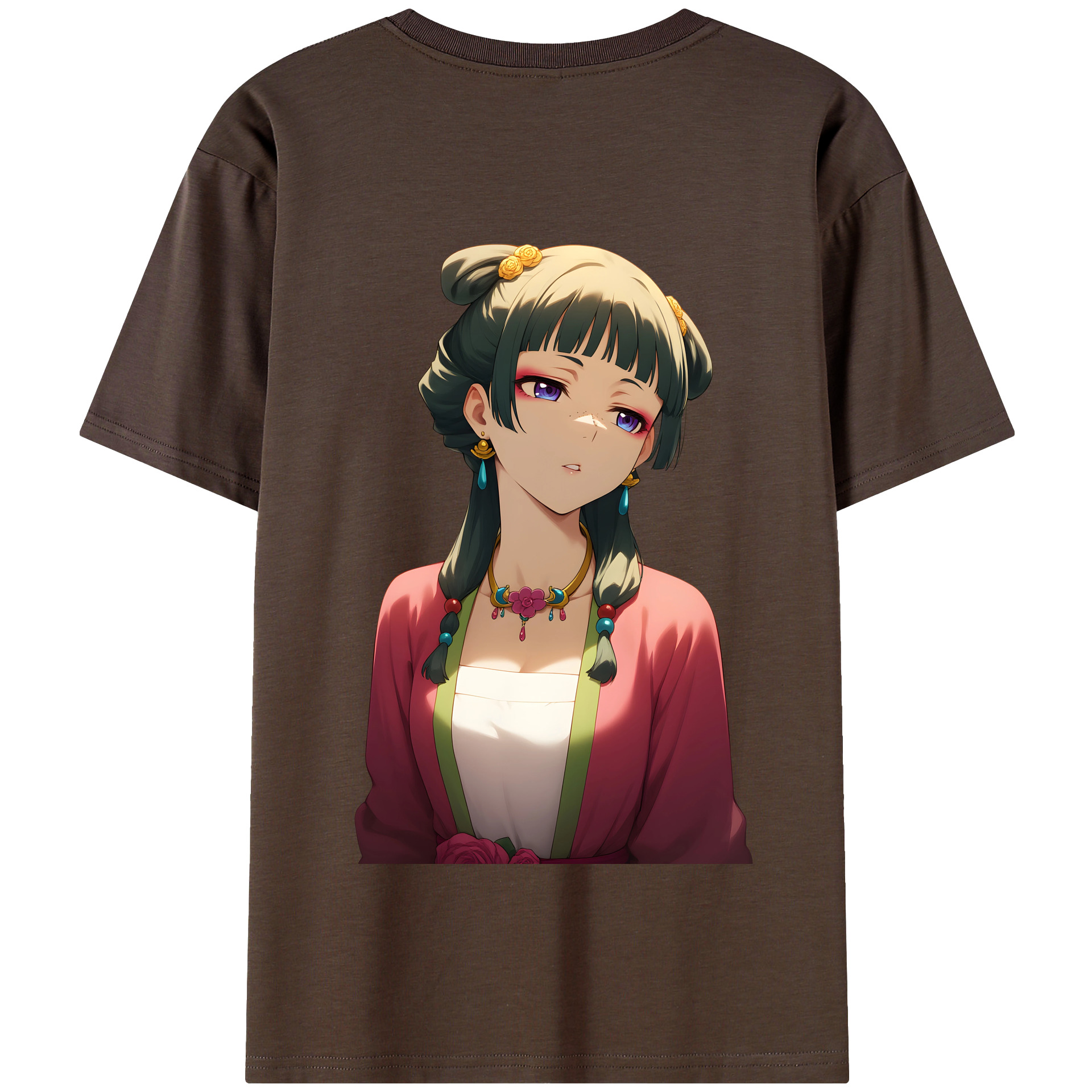 （画像用） 薬屋のひとりごと The Apothecary Diaries 綿100％半袖Tシャツ（背面プリント）