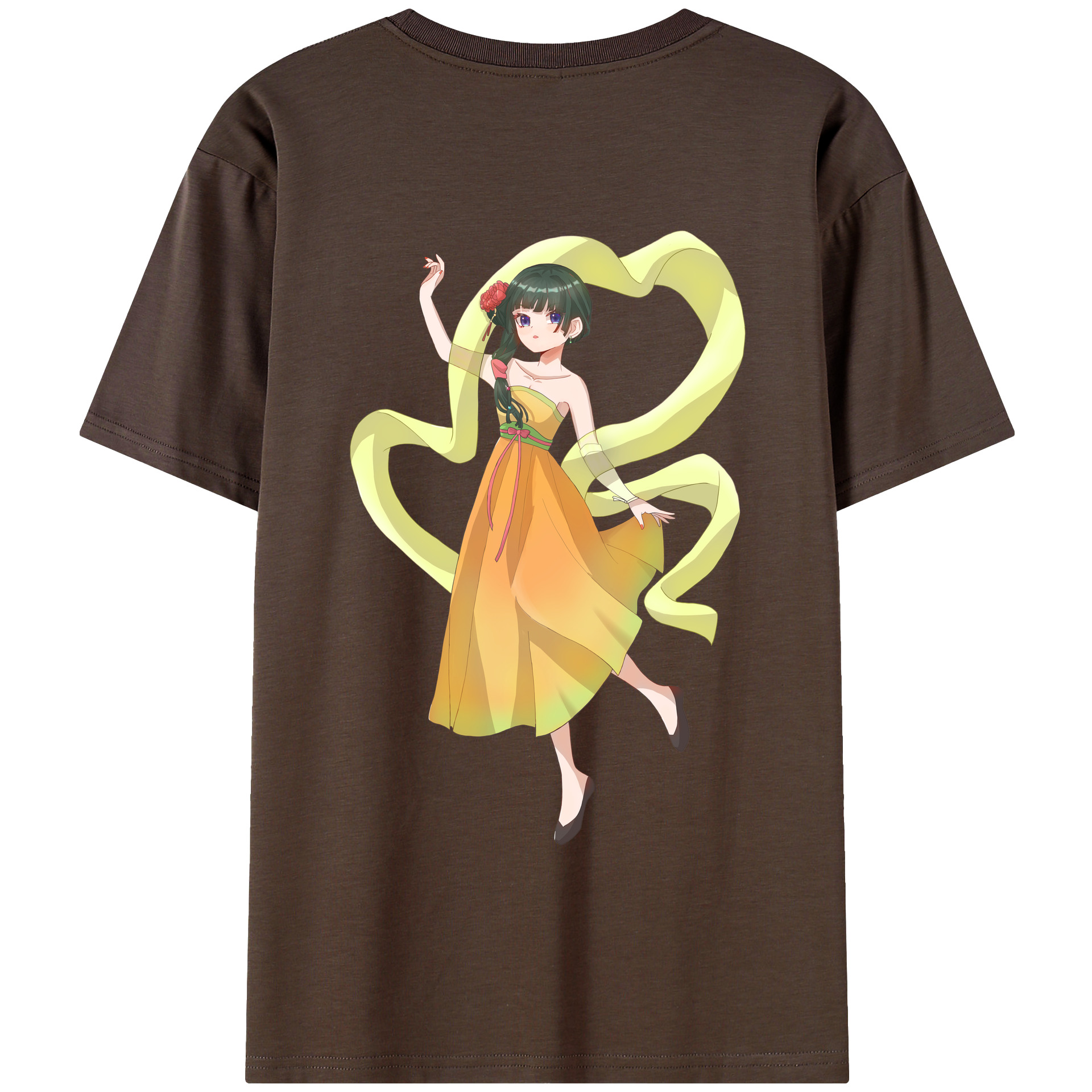 （画像用） 薬屋のひとりごと The Apothecary Diaries 綿100％半袖Tシャツ（背面プリント）