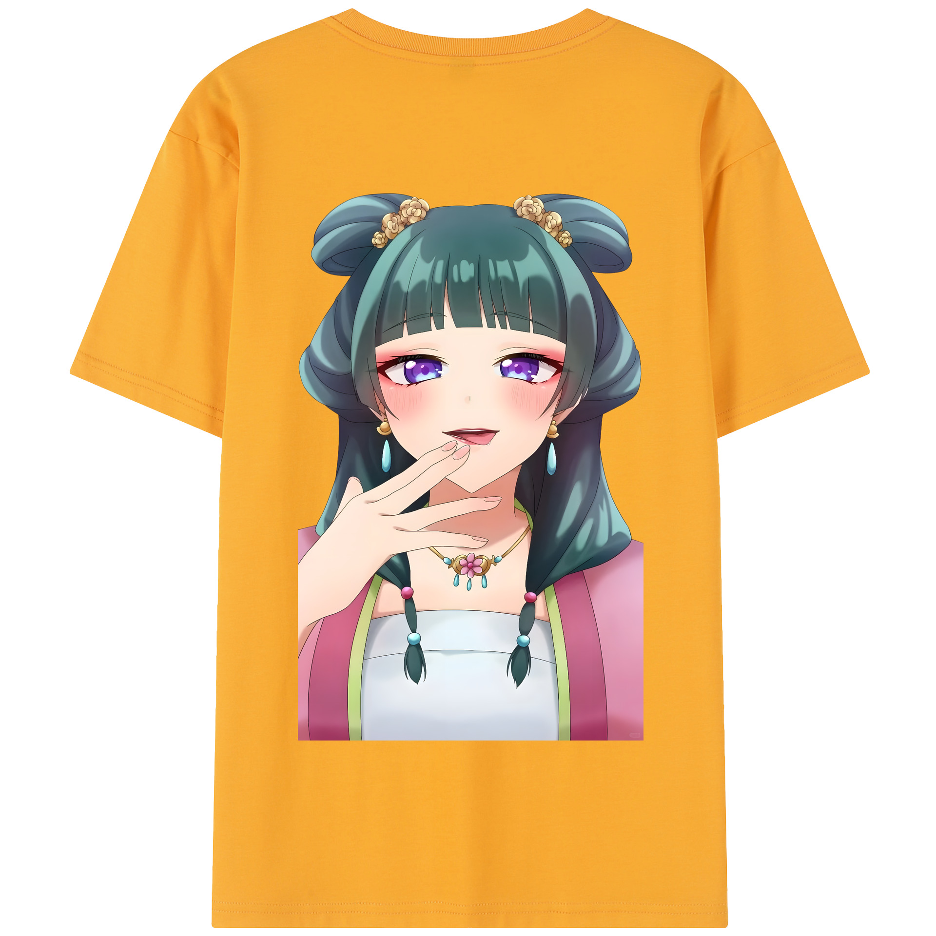 （画像用） 薬屋のひとりごと The Apothecary Diaries 綿100％半袖Tシャツ（背面プリント）