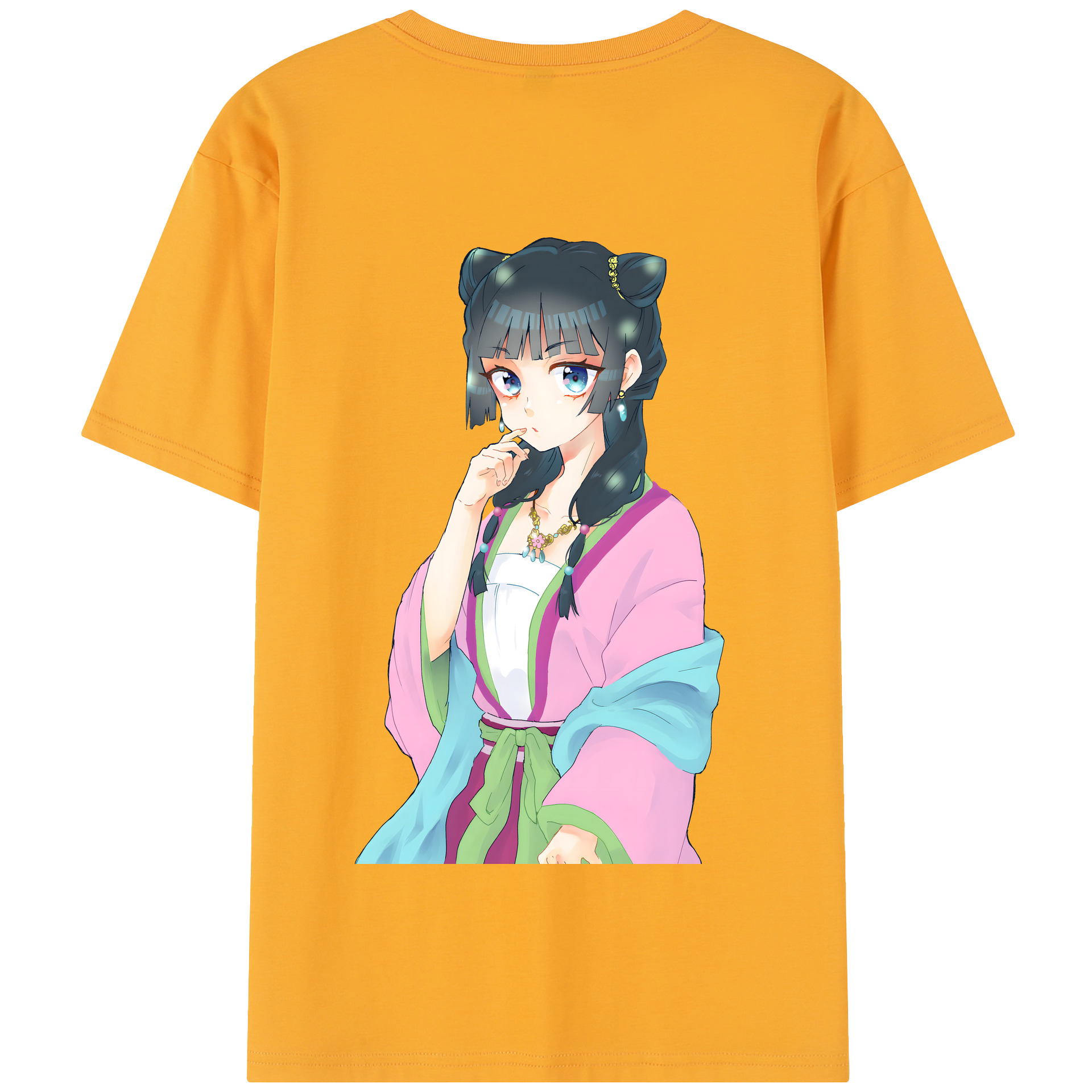 （画像用） 薬屋のひとりごと The Apothecary Diaries 綿100％半袖Tシャツ（背面プリント）