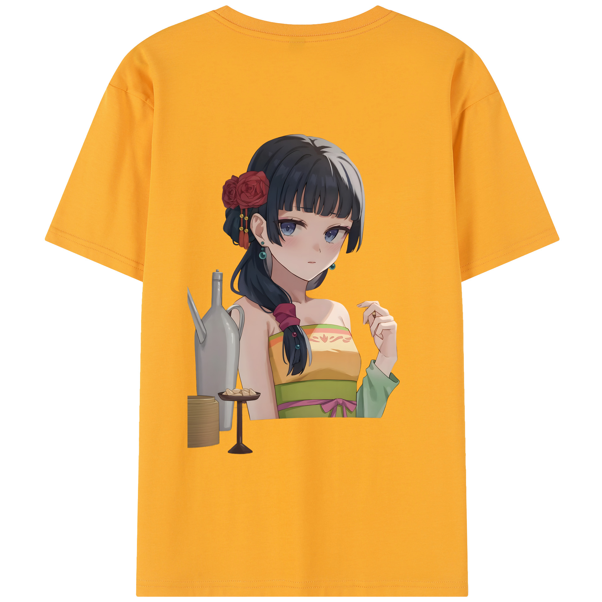 （画像用） 薬屋のひとりごと The Apothecary Diaries 綿100％半袖Tシャツ（背面プリント）